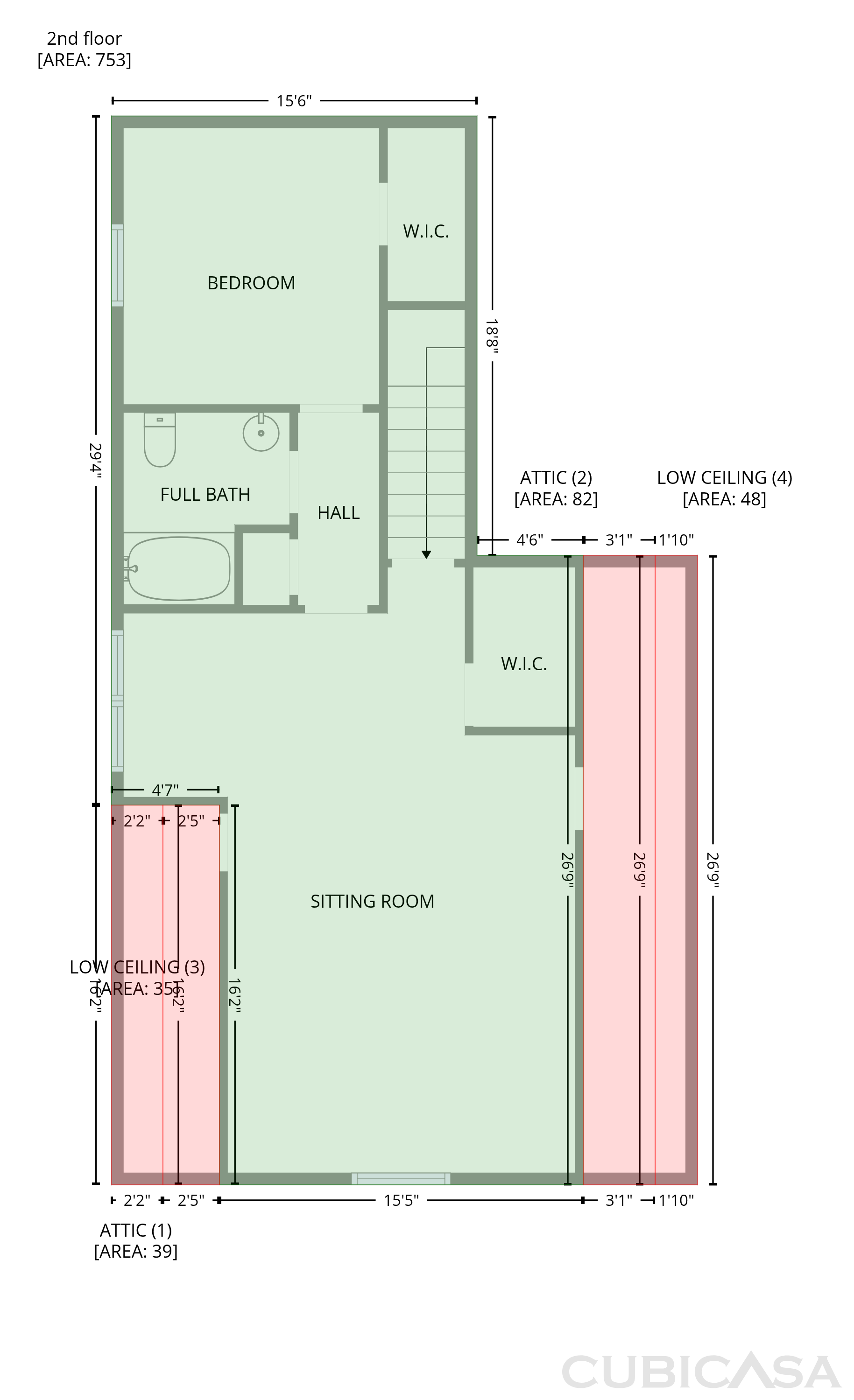 Second Floor of 285 Eagle Creek Rd NW, Cleveland, TN