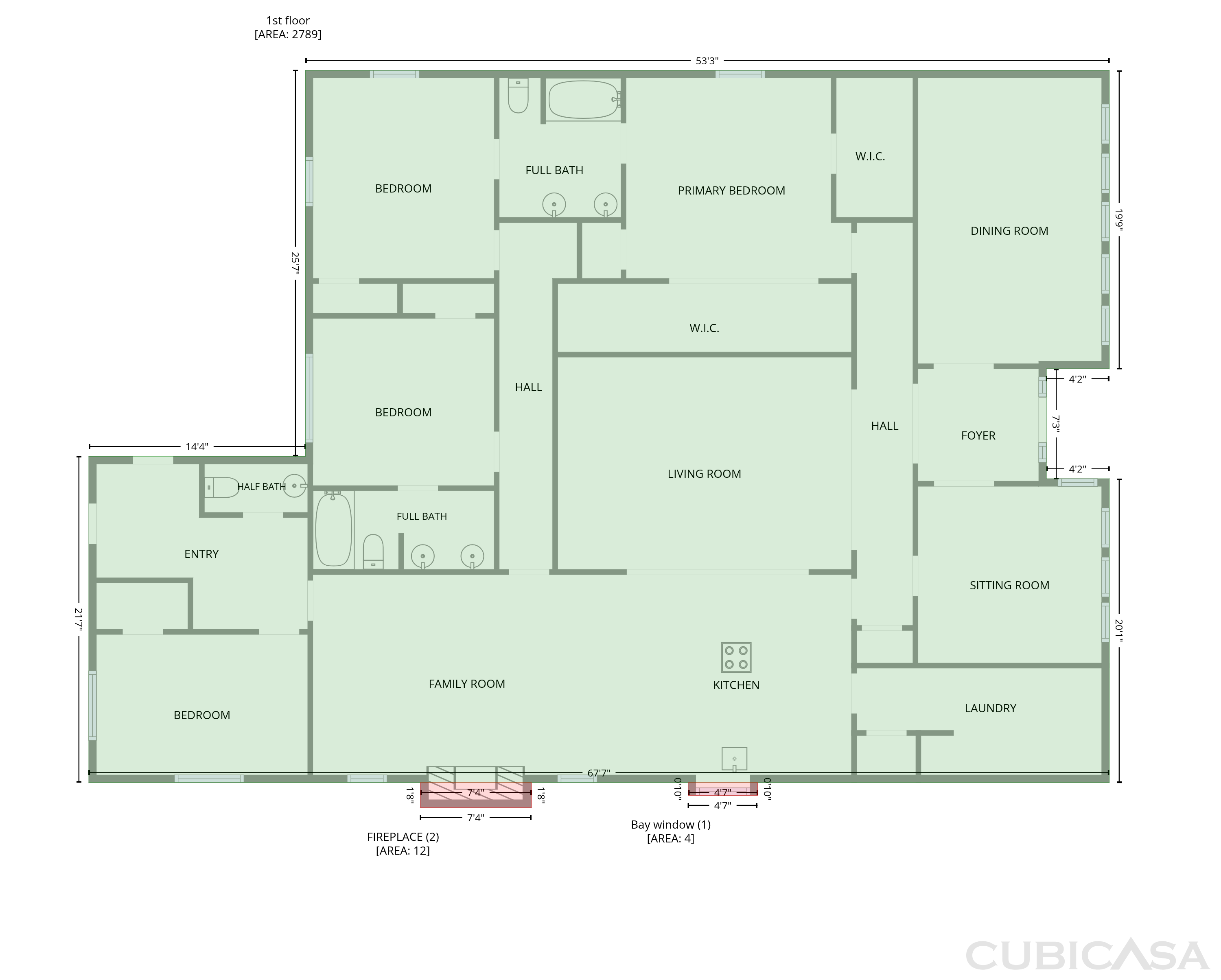 Main Floor of 3423 Willow Crest Ln, Dallas, TX