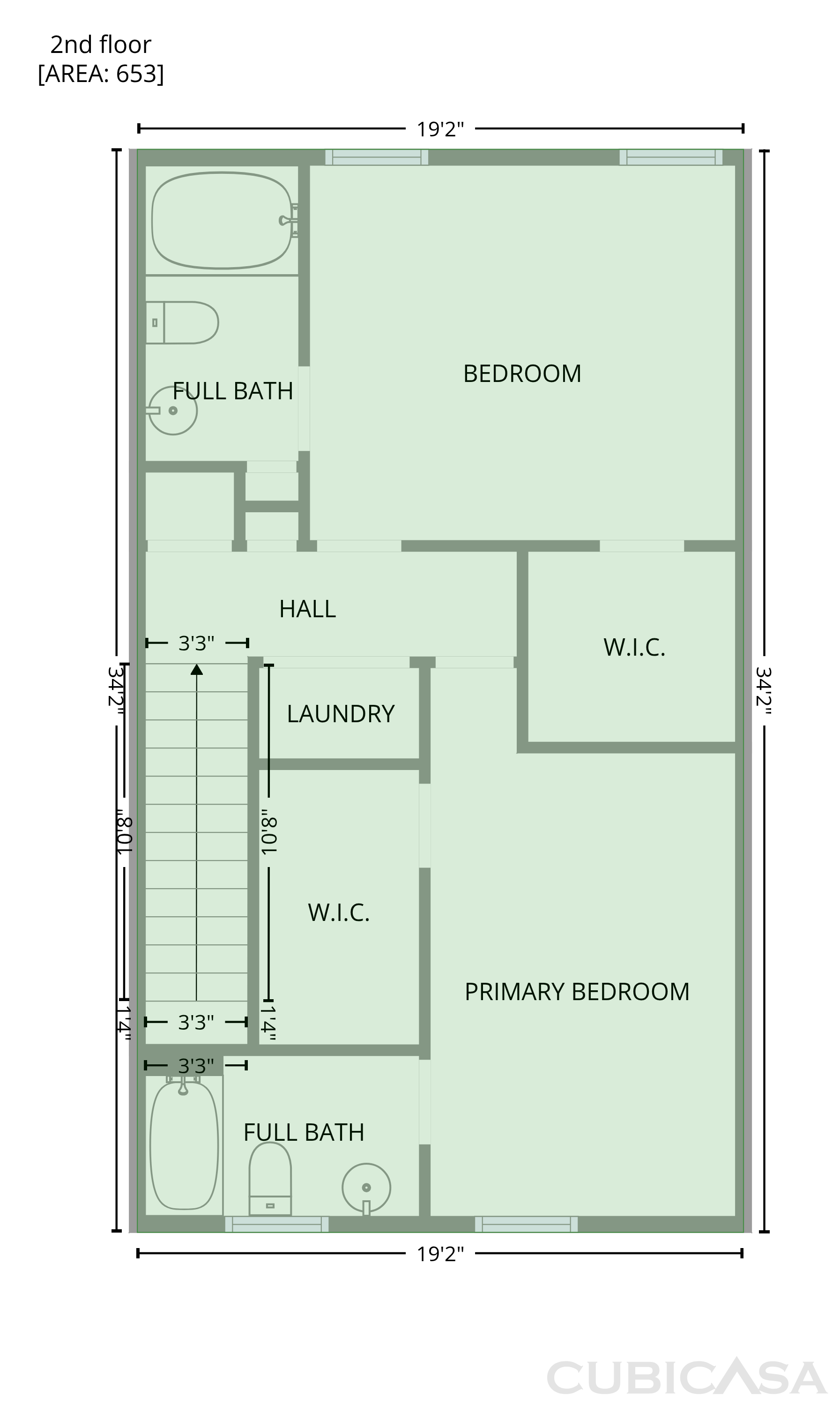 Second Floor of 1539 Biscayne Bay Dr, Jacksonville, FL