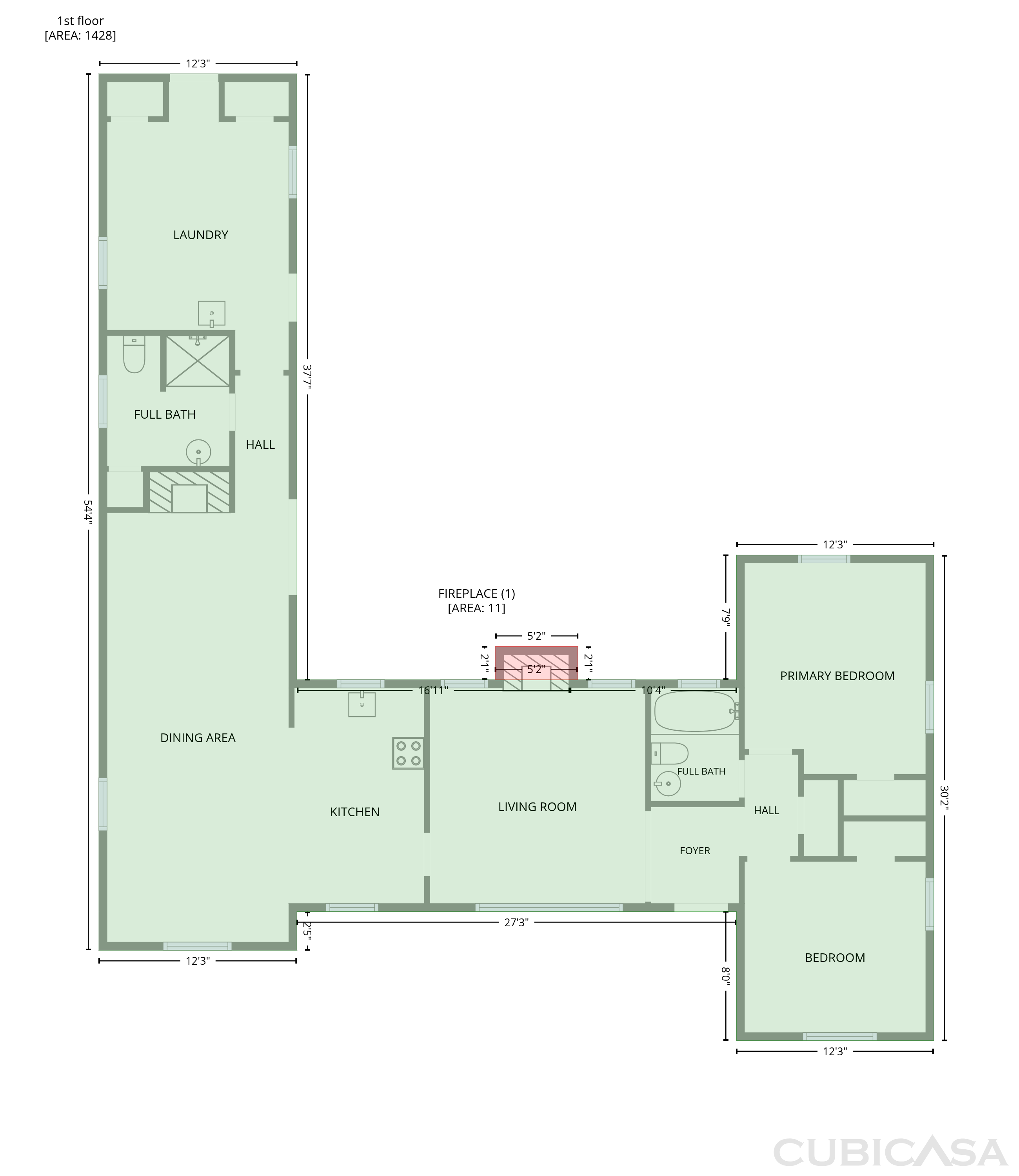 Main Floor of 331 Burkewood Dr, Winston Salem, NC