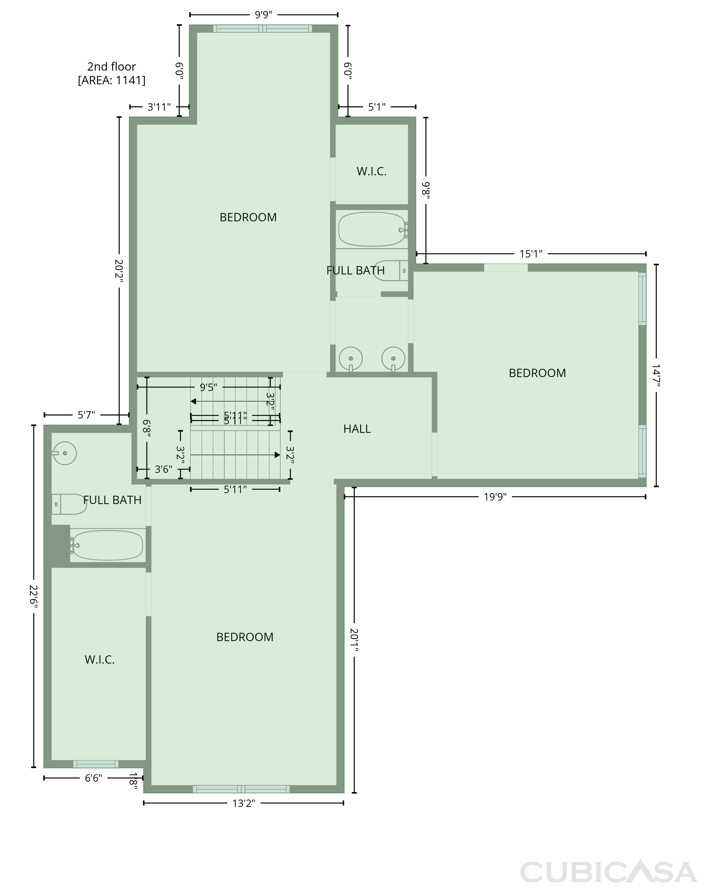Second Floor of 7112 Treveno Pl, Locust Grove, GA