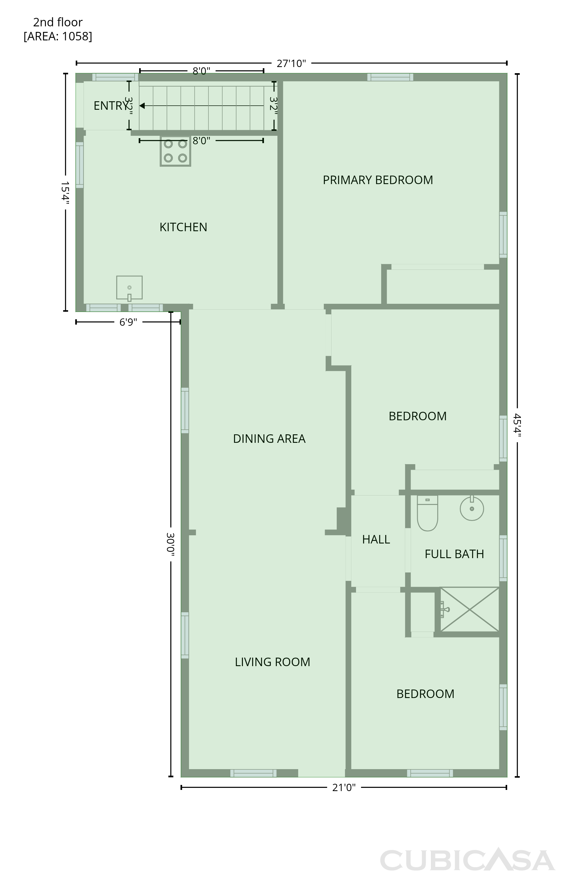Second Floor of 6026 Xerxes Ave S, Edina, MN