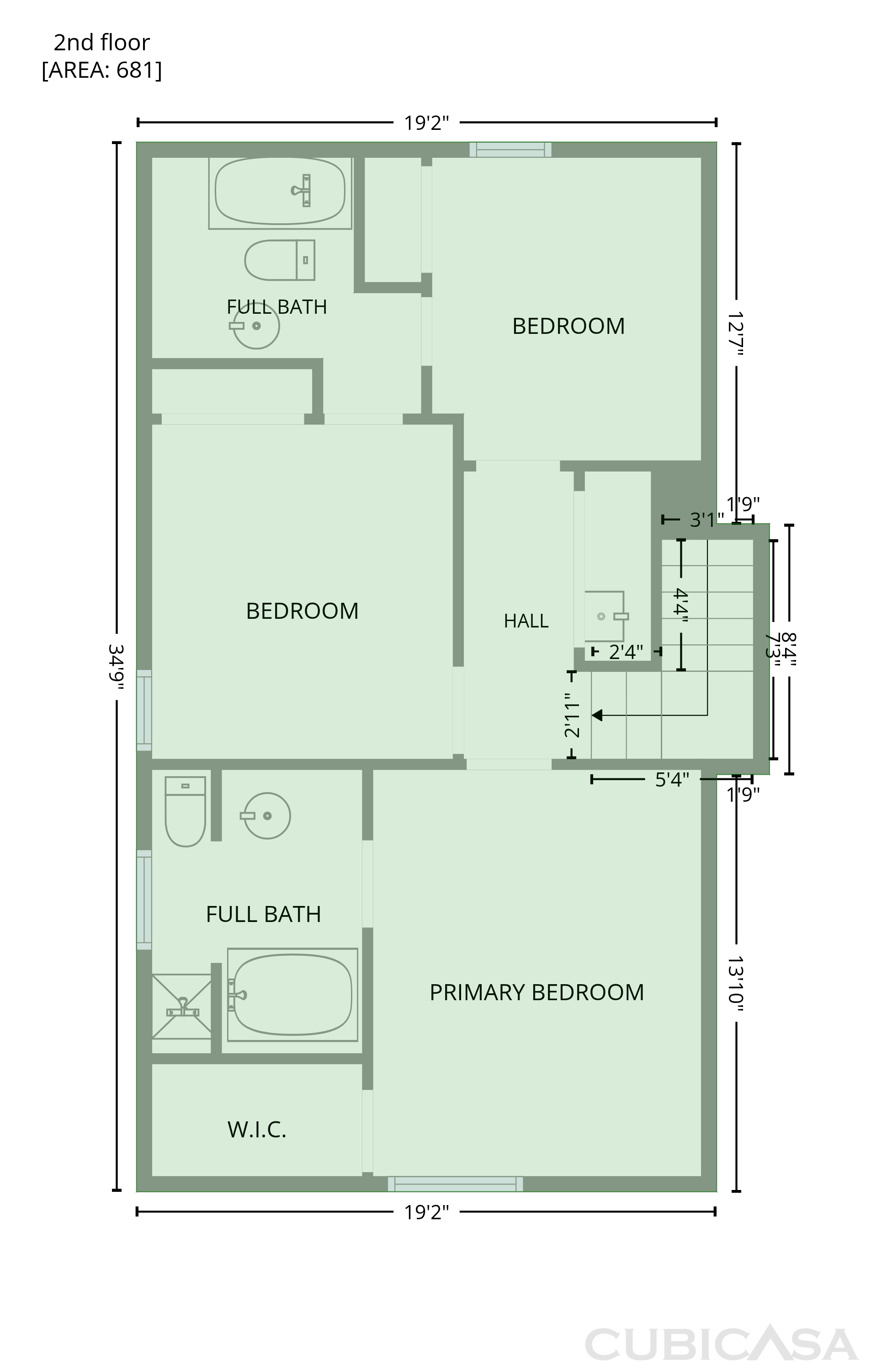 Second Floor of 435 Churchill Ct, Jonesboro, GA