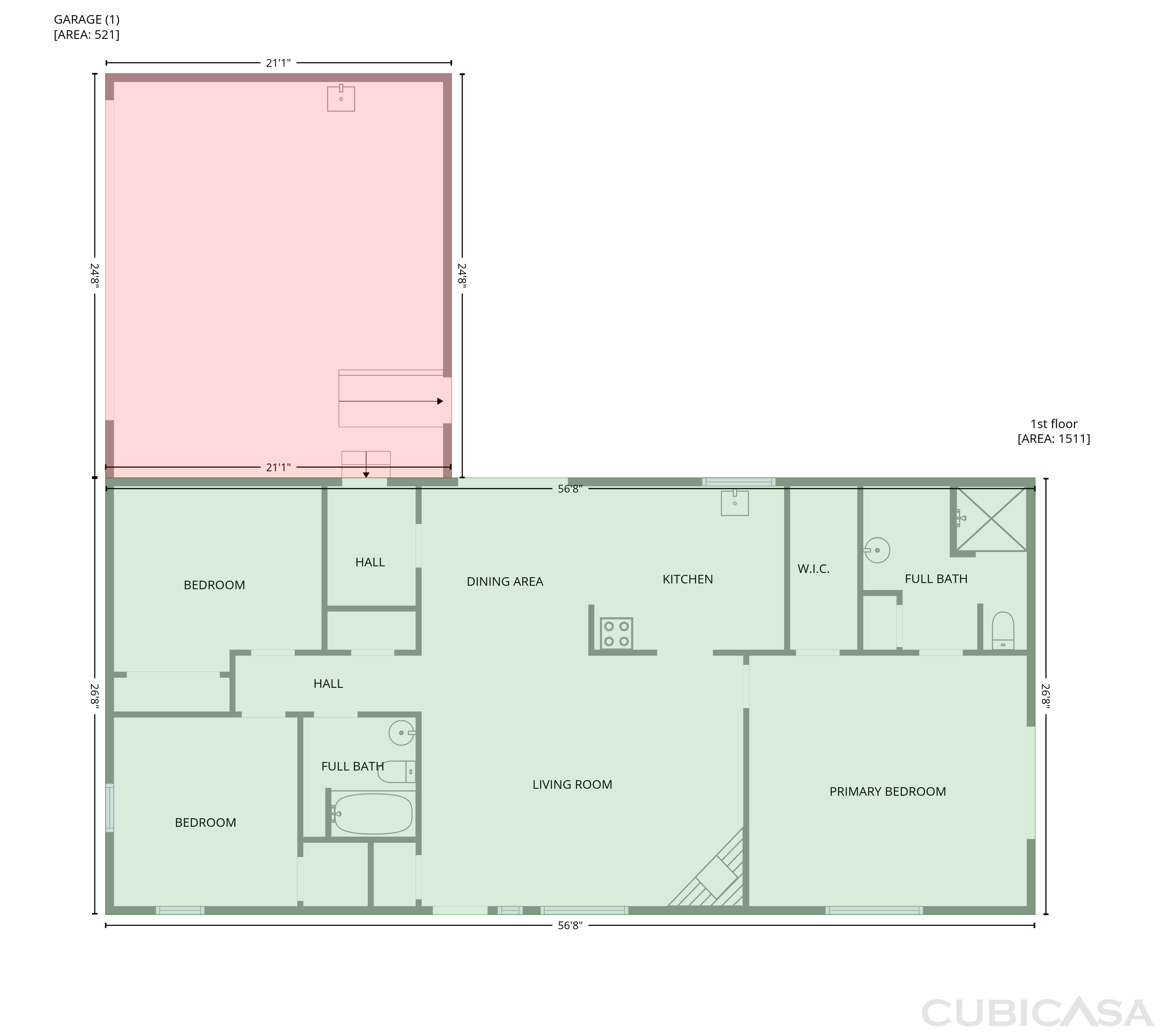 Main Floor of 8510 McNeill Rd, Jacksonville, FL