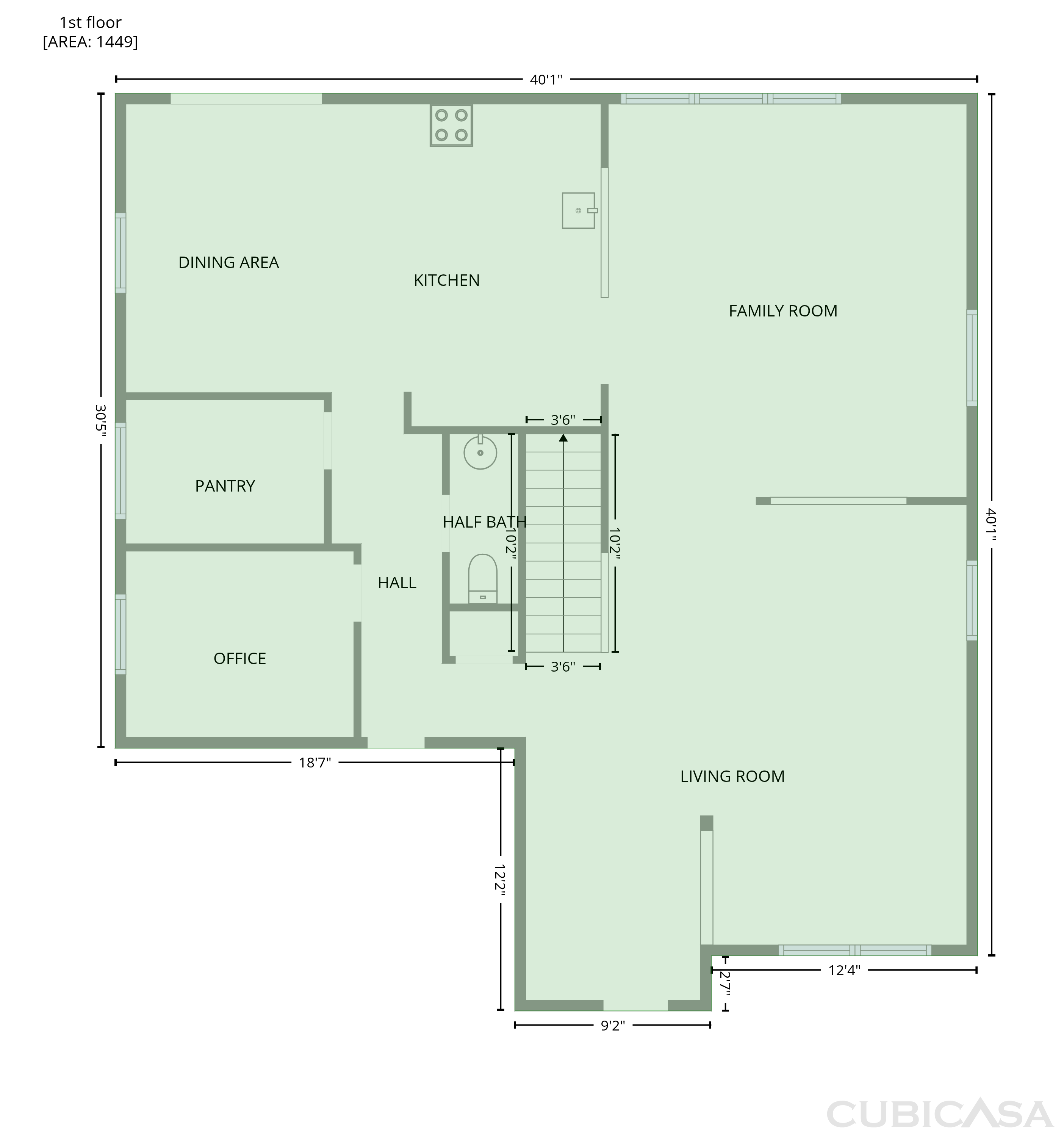 Main Floor of 185 Boiling Brook Dr, Statesville, NC