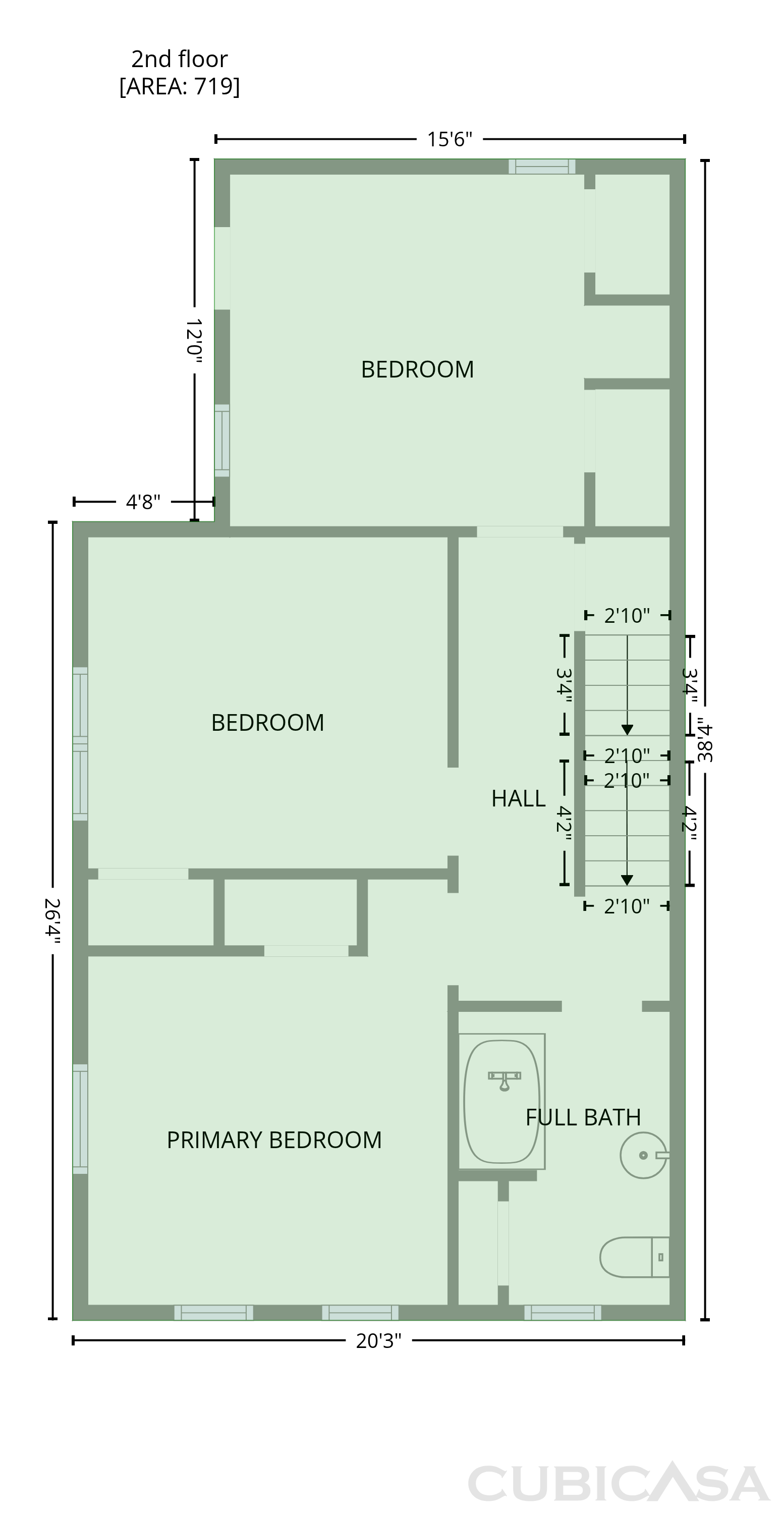 Second Floor of 914 Pennsylvania Ave, Huntingdon, PA