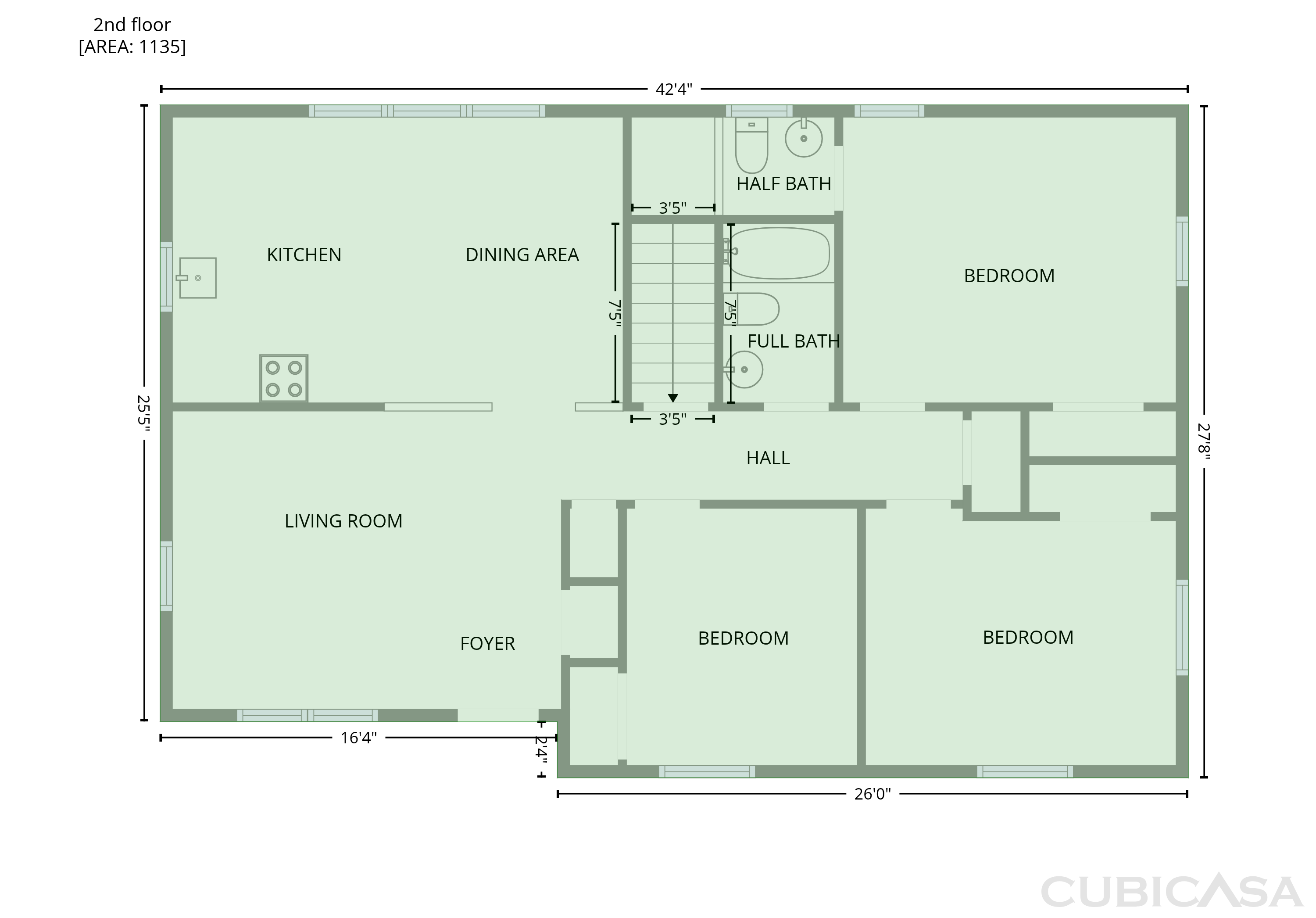 Second Floor of 6621 Starcrest Dr, Charlotte, NC