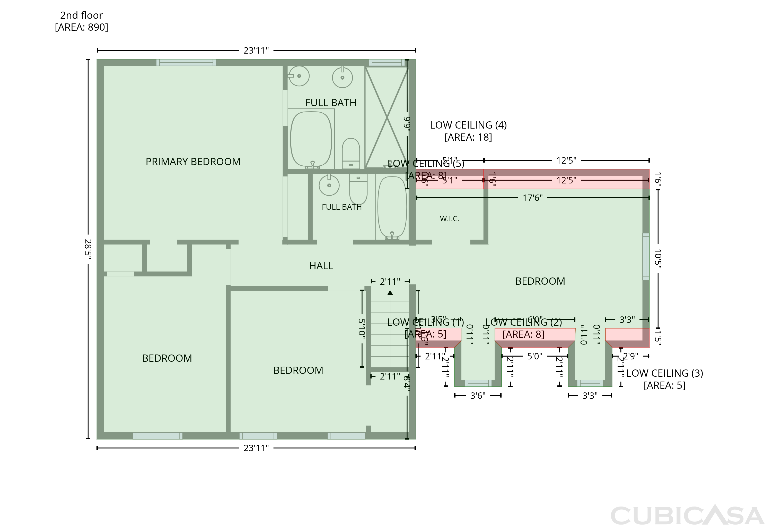 Second Floor of 3108 Rock Creek Dr, Rex, GA