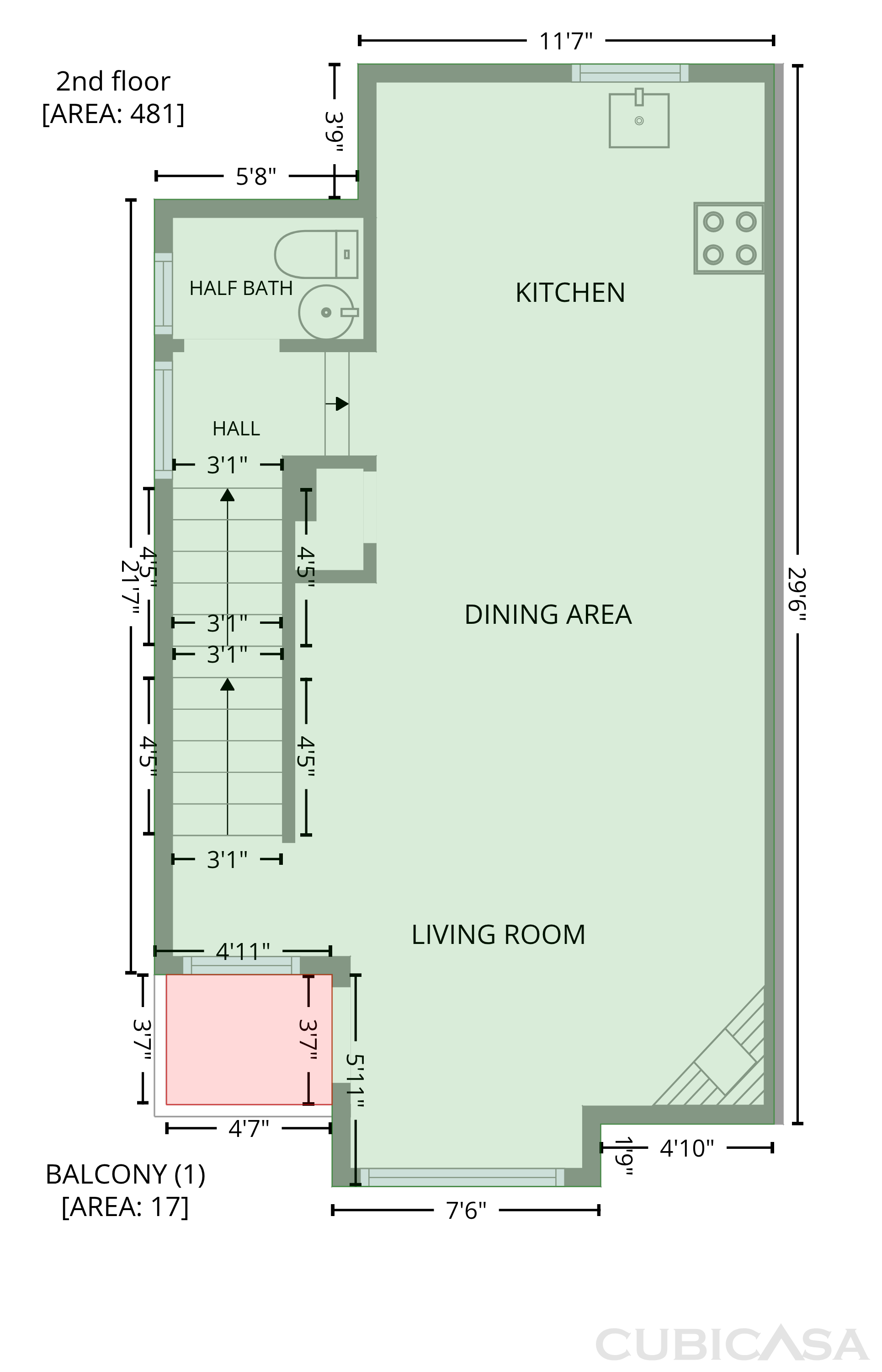 Second Floor of 8504 Nesbit Ave N, Seattle, WA