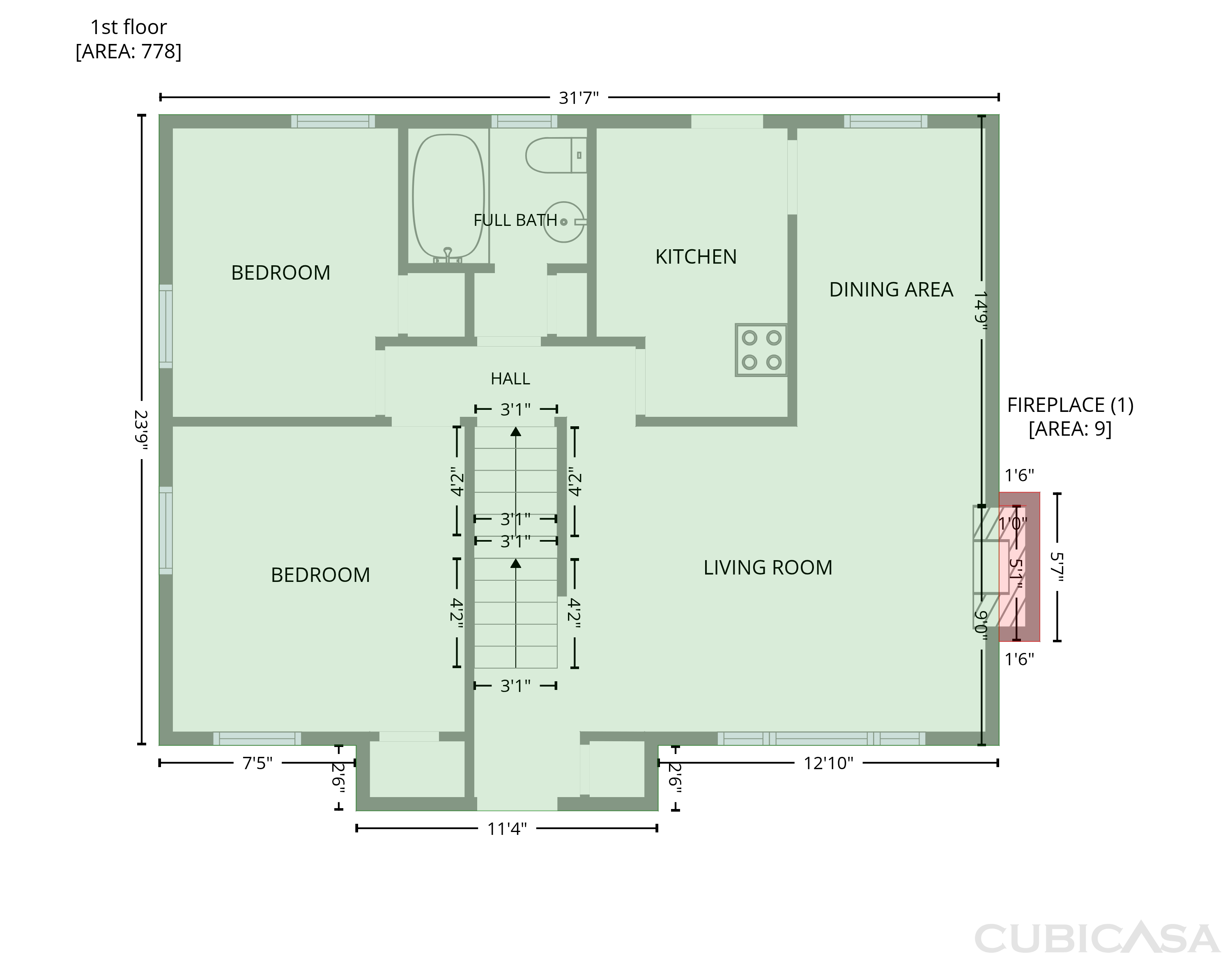 Second Floor of 599 S Everett Ave, Columbus, OH