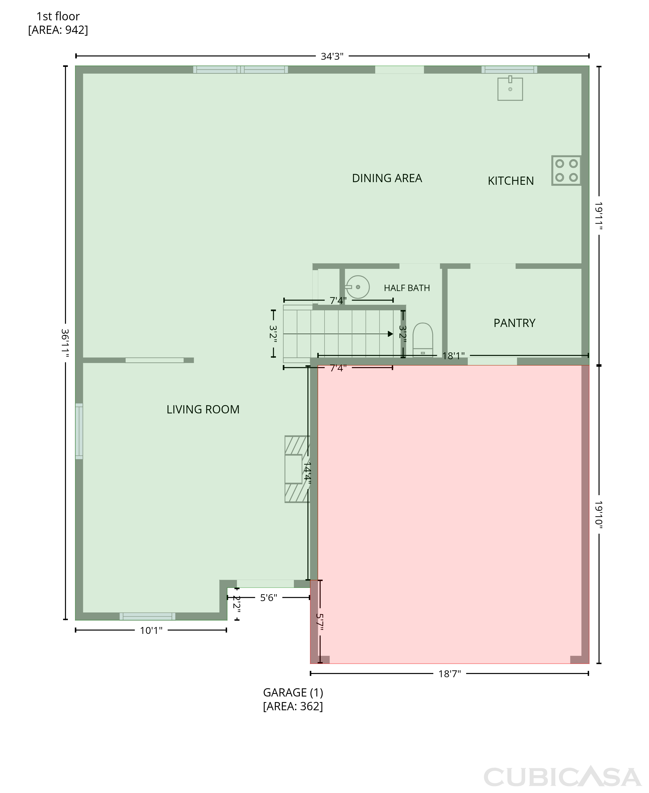 Main Floor of 15294 Clear St, Noblesville, IN