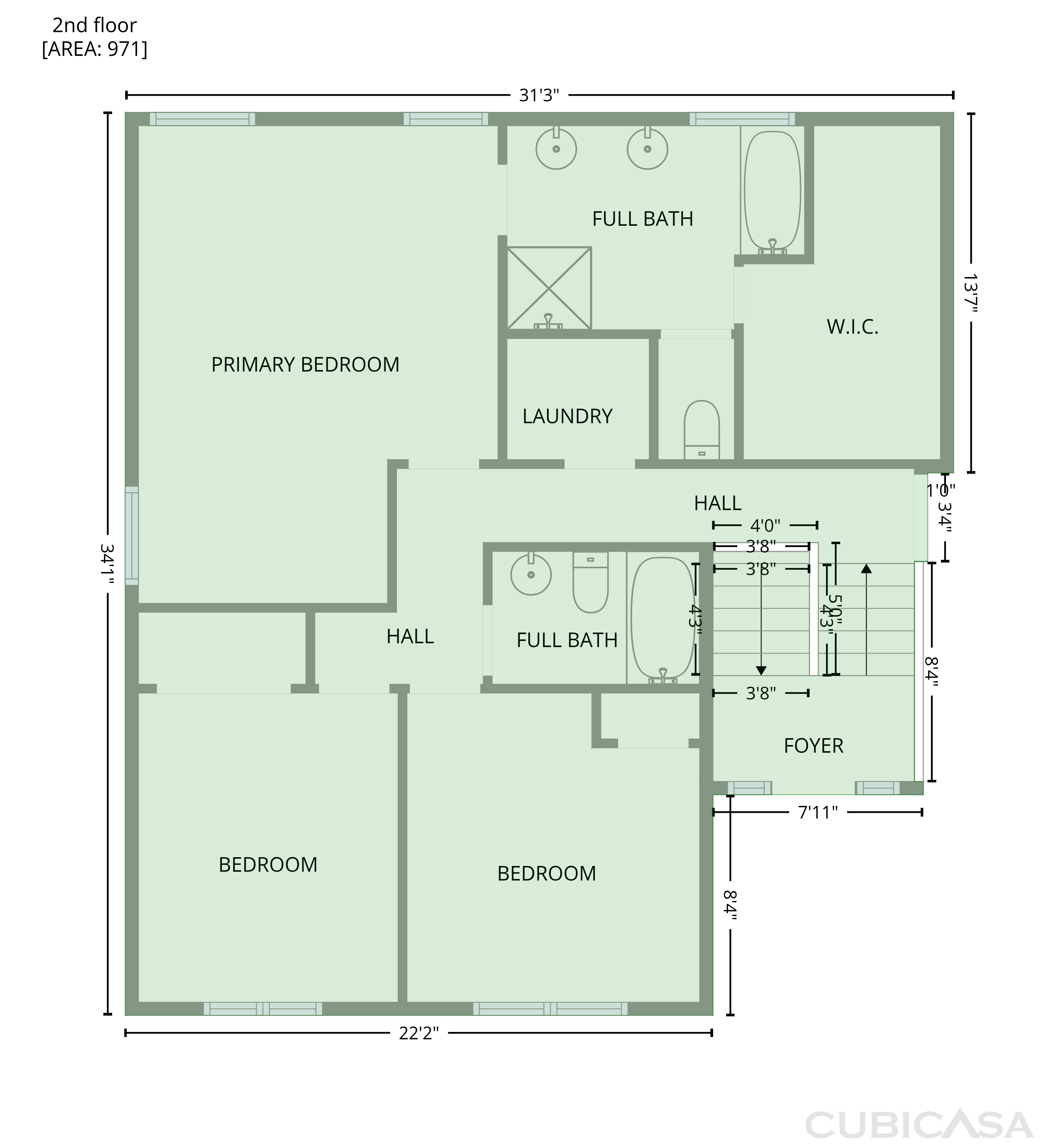Second Floor of 3912 McGuire Way NW, Kennesaw, GA