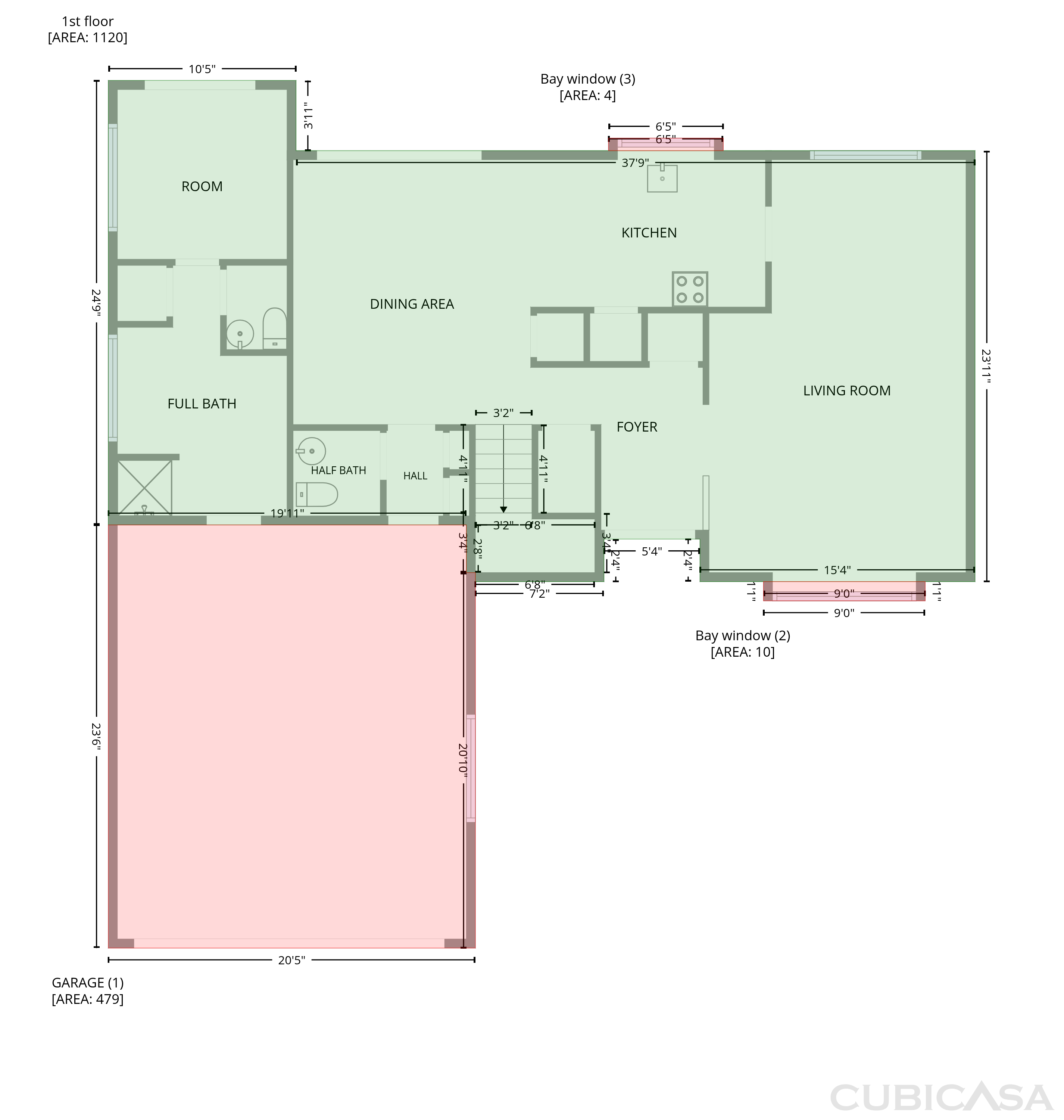 Main Floor of 4948 Dewey Dr, Fair Oaks, CA