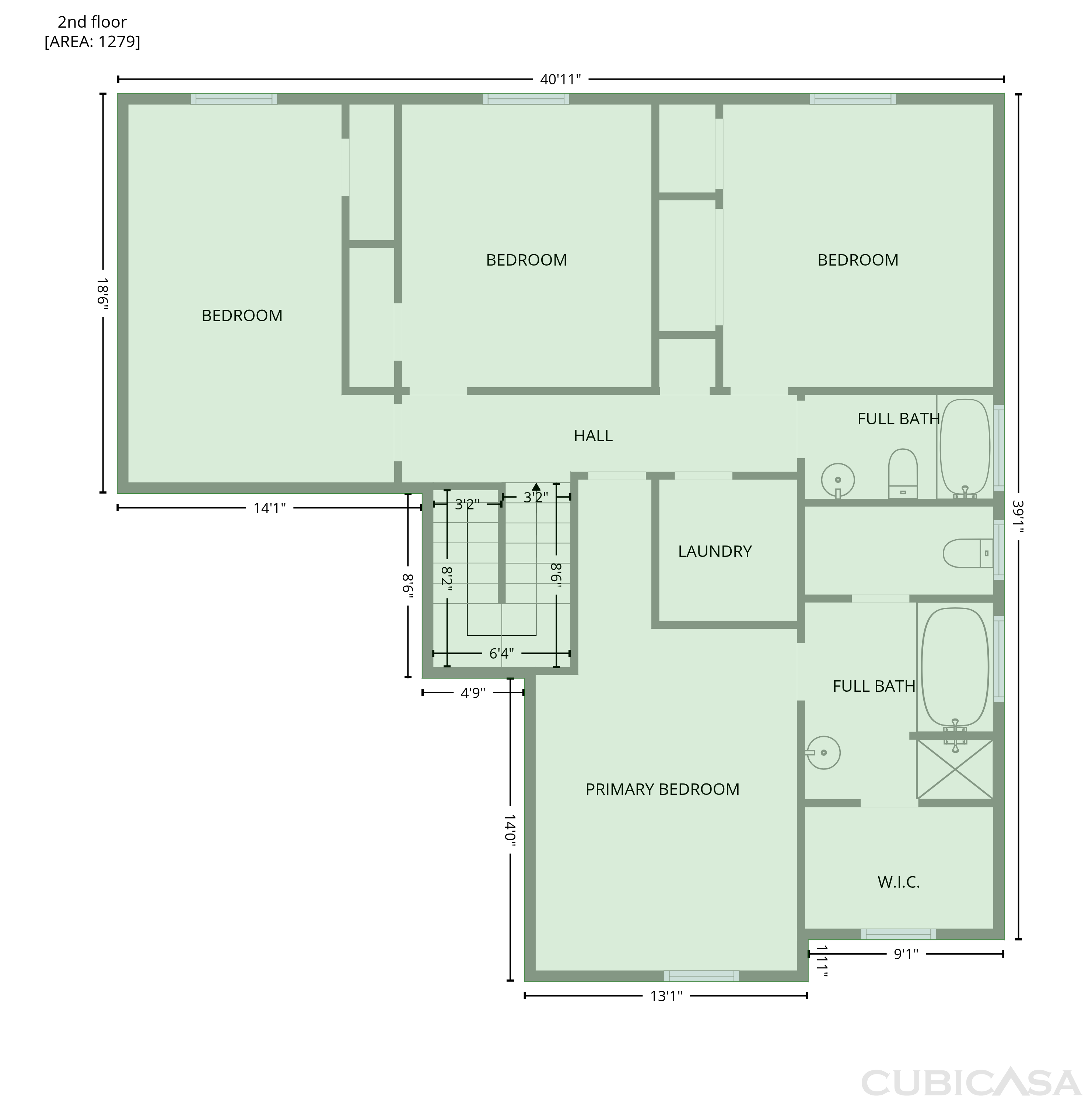 Second Floor of 14 Magnolia Springs Ct, Columbia, SC