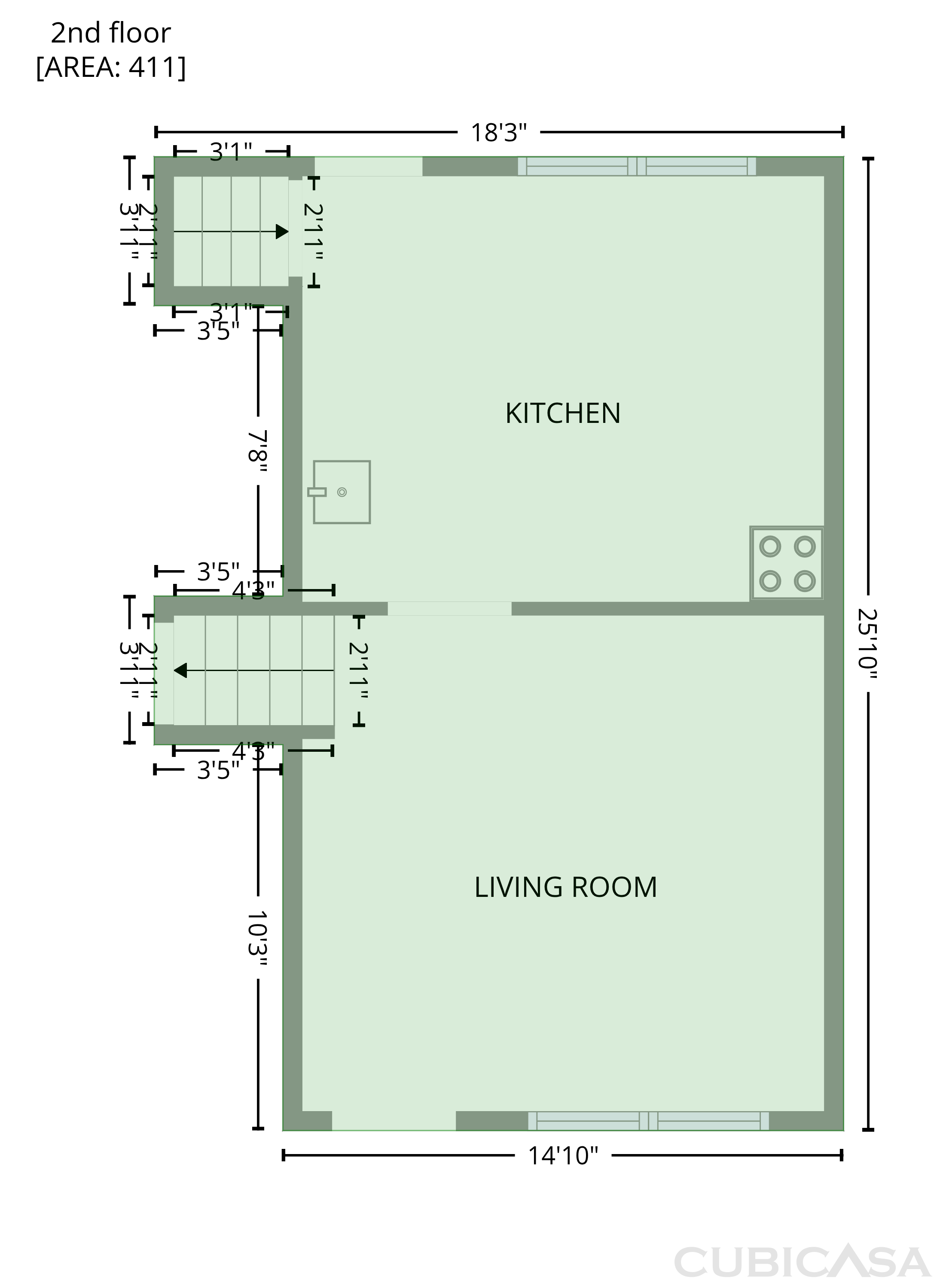 Second Floor of 288 Chicago Ave, Marion, OH