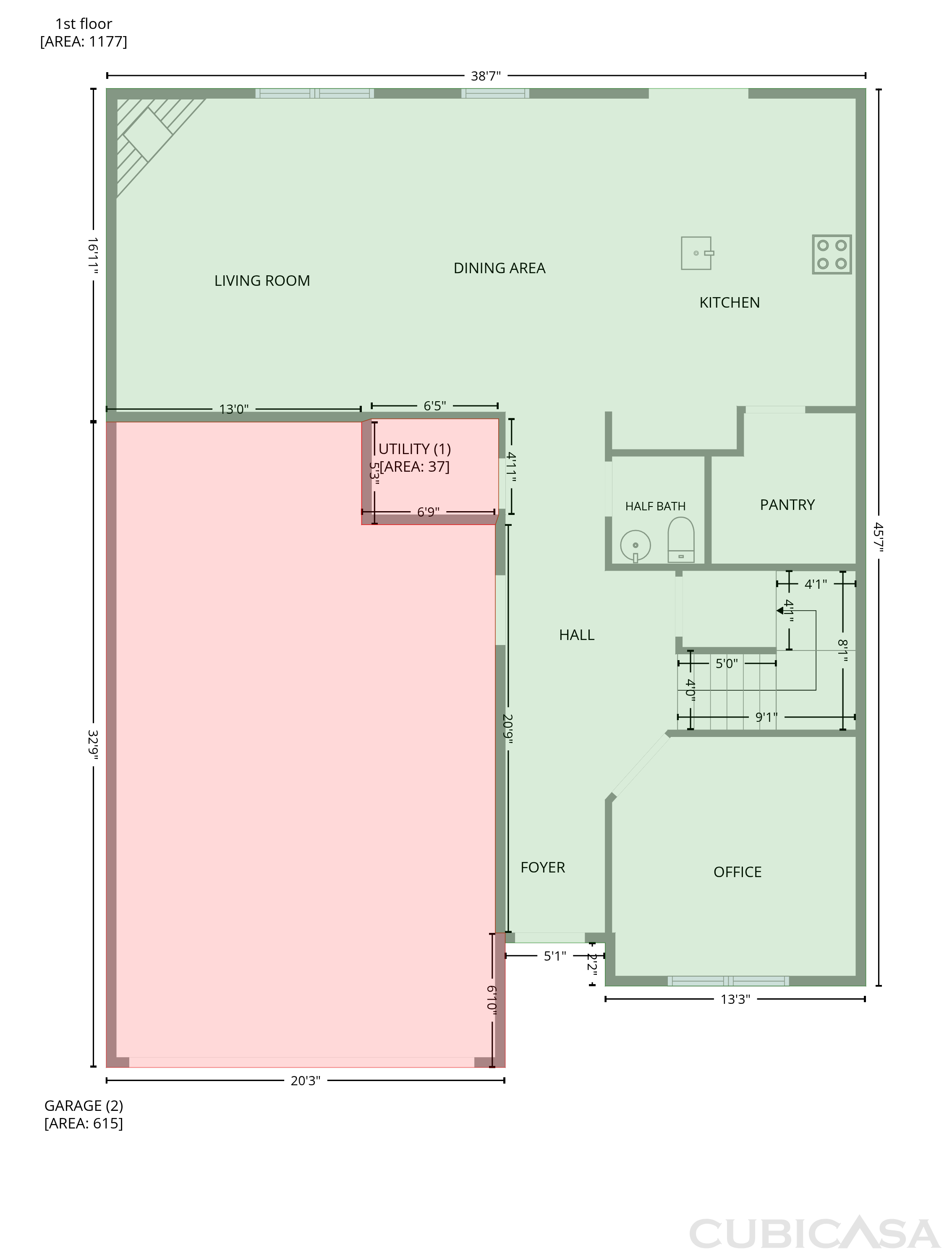 Main Floor of 942 Ram Dr, Franklin, IN