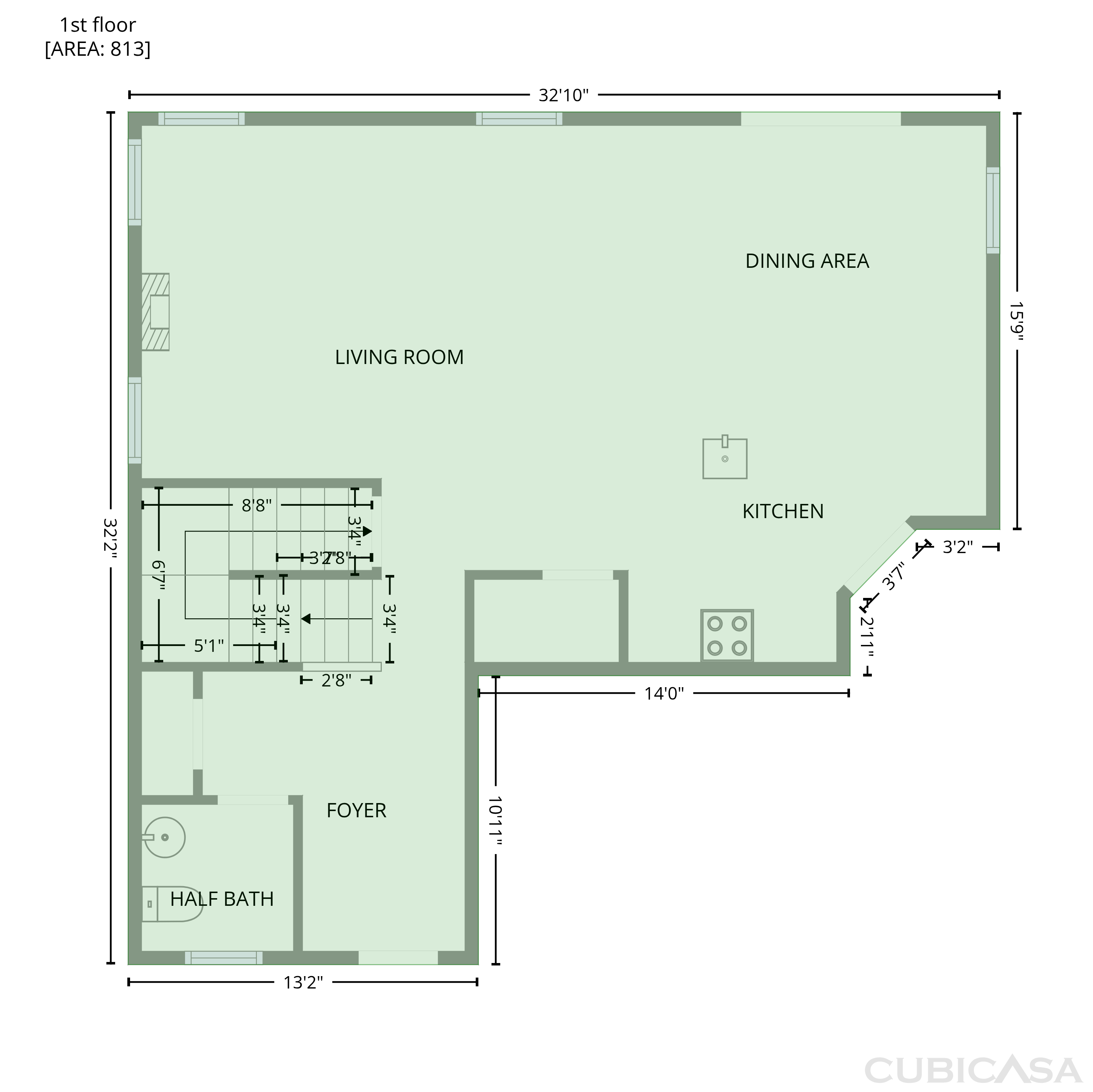 Second Floor of 1594 Slick Rock Dr, Painesville, OH