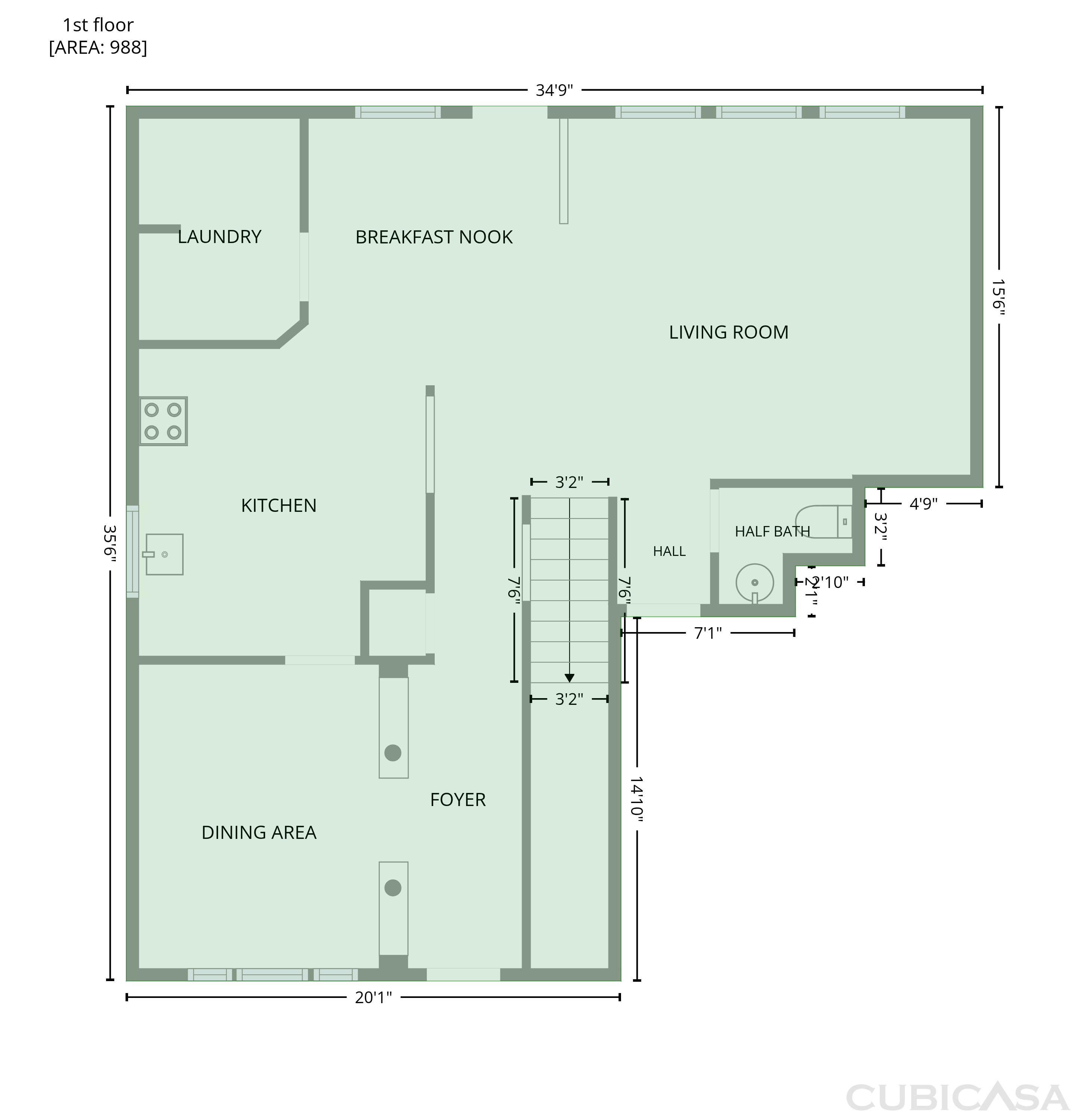 Main Floor of 6805 Aquamarine Dr, Killeen, TX
