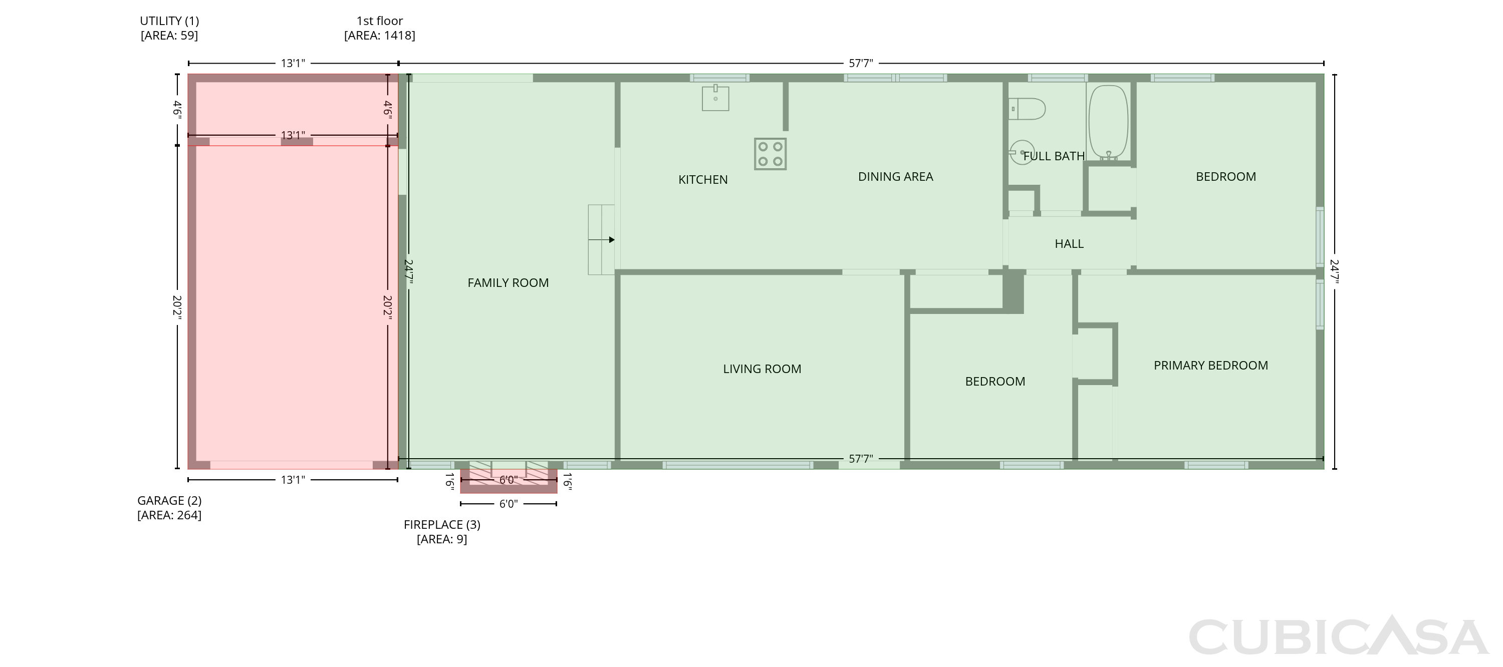 Main Floor of 108 W Dogwood Dr, Mebane, NC