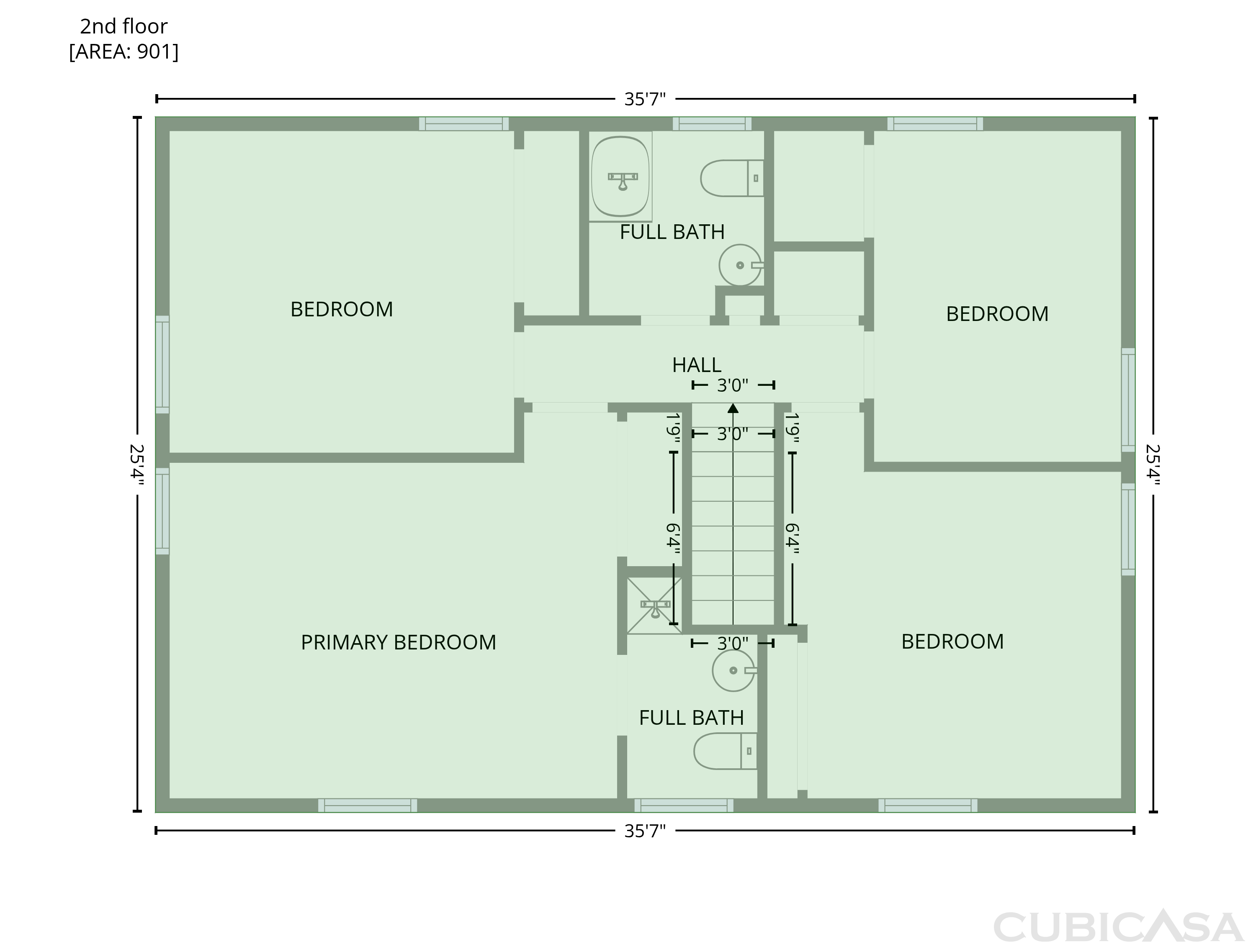 Third Floor of 5243 N Lydia Ave, Kansas City, MO