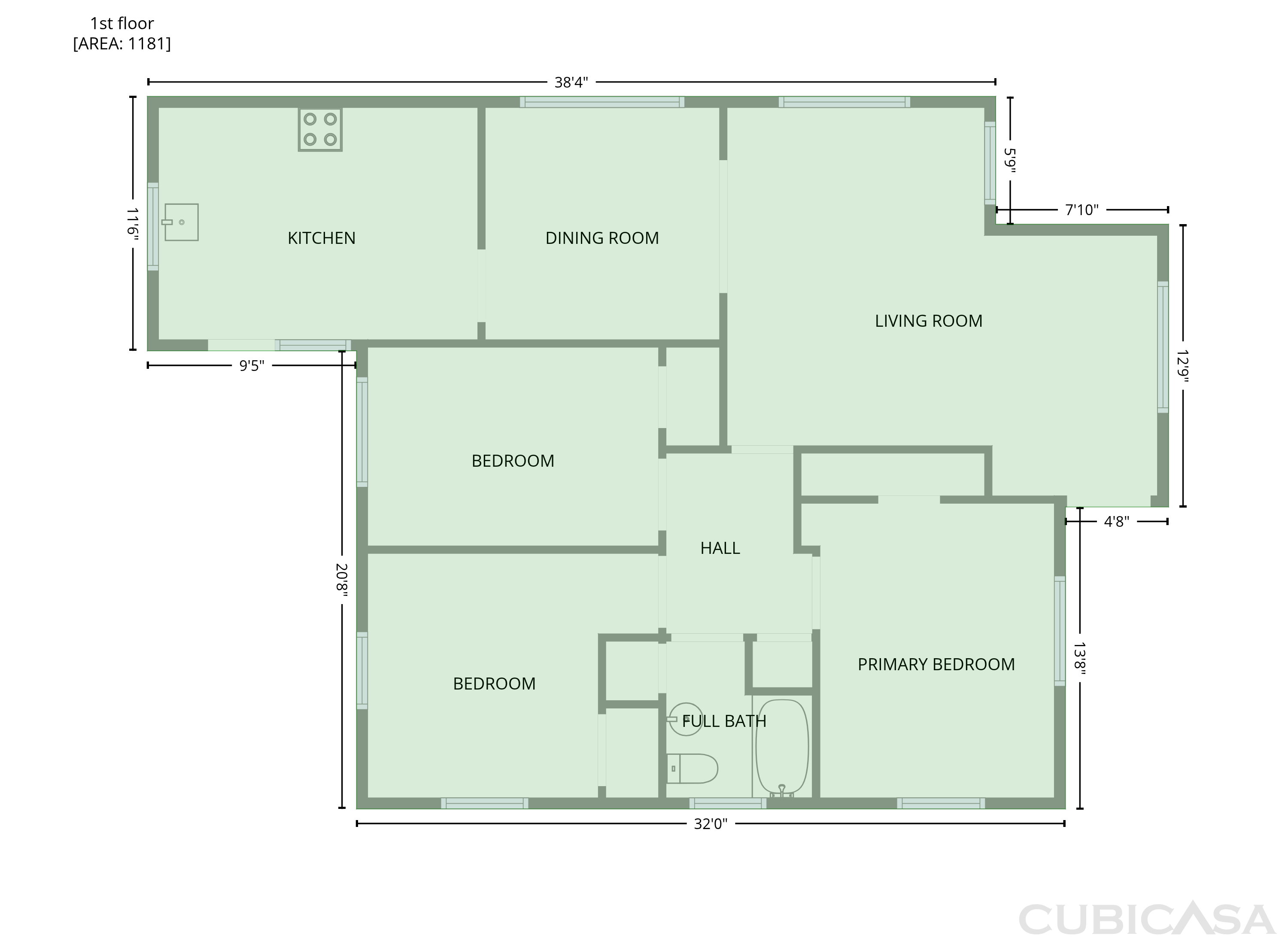 Main Floor of 7329 Wilder Ave, Jacksonville, FL