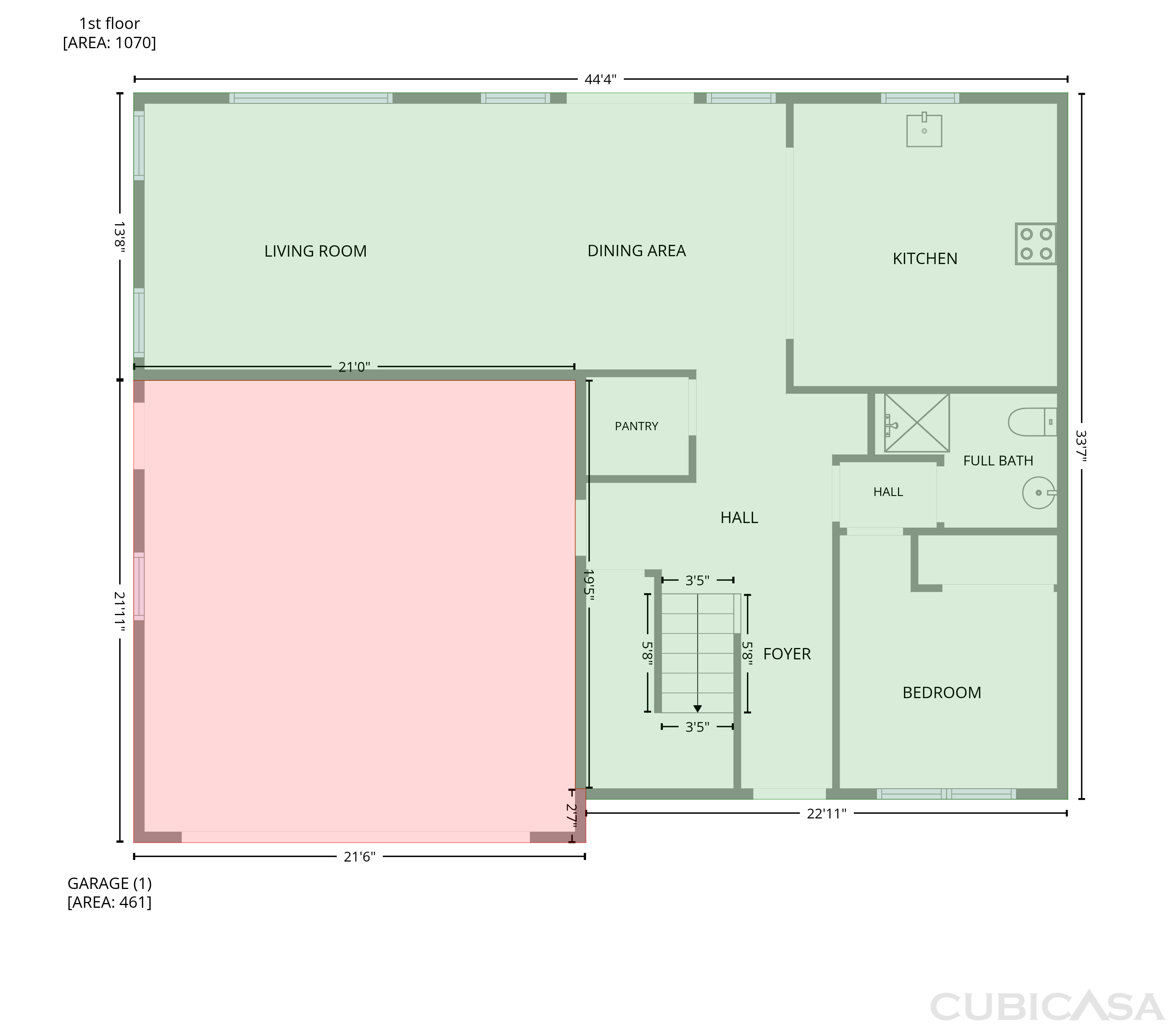 Main Floor of 1182 Woodbury Ln, Mentone, CA