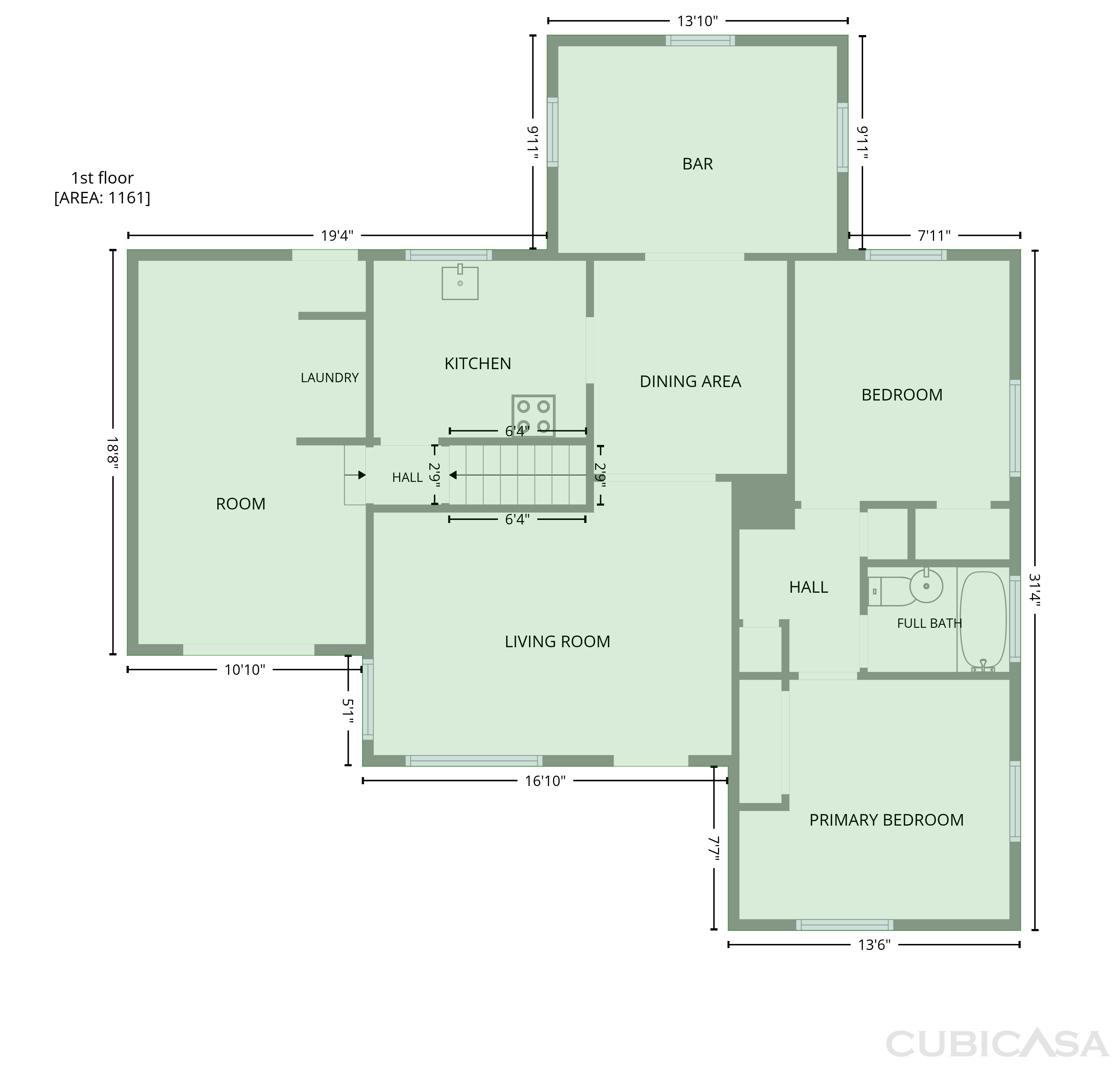Second Floor of 7217 Brooklyn Ave, Kansas City, MO