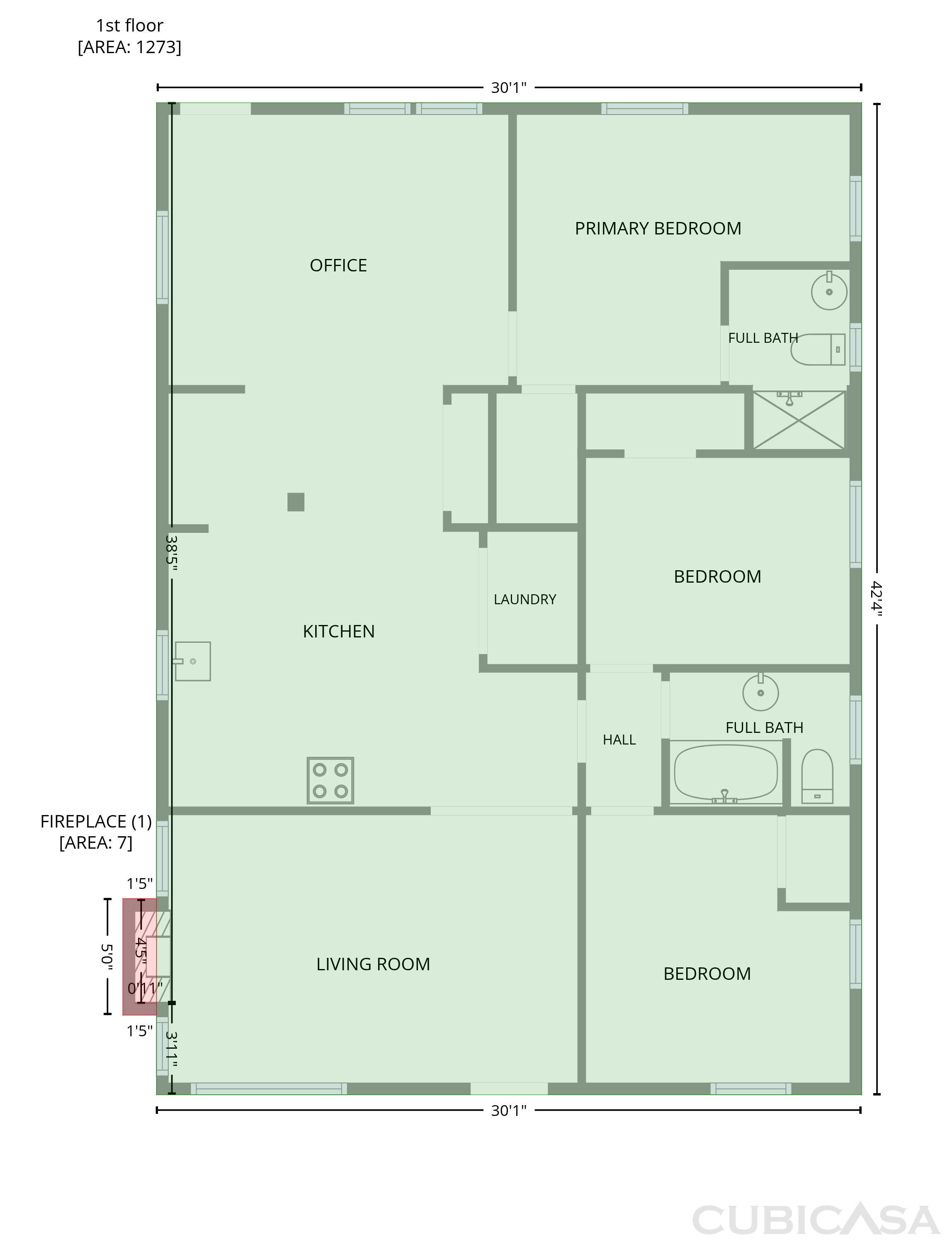 Main Floor of 831 Fairview St, Kannapolis, NC