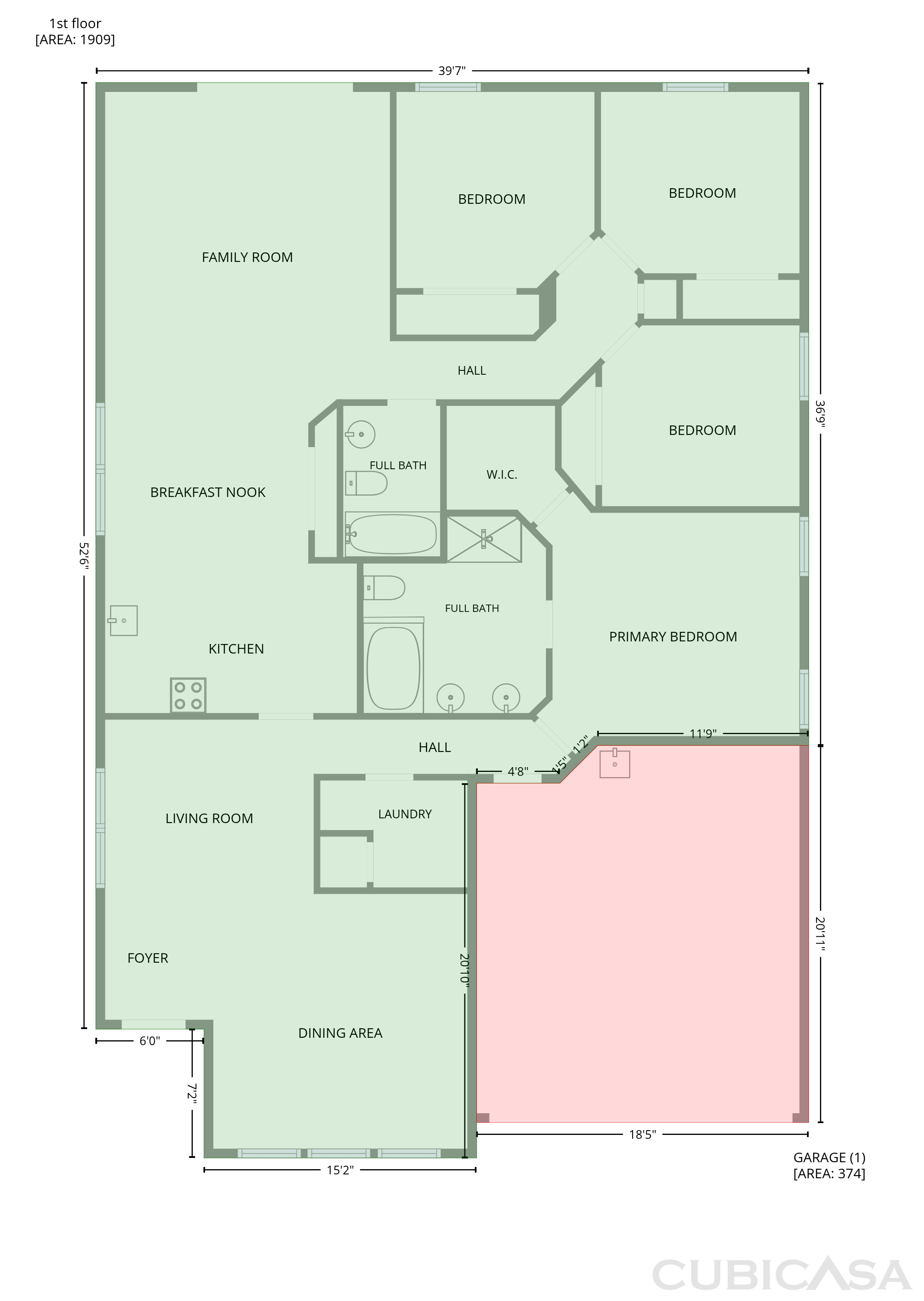 Main Floor of 3788 Seminole Dr, Orlando, FL