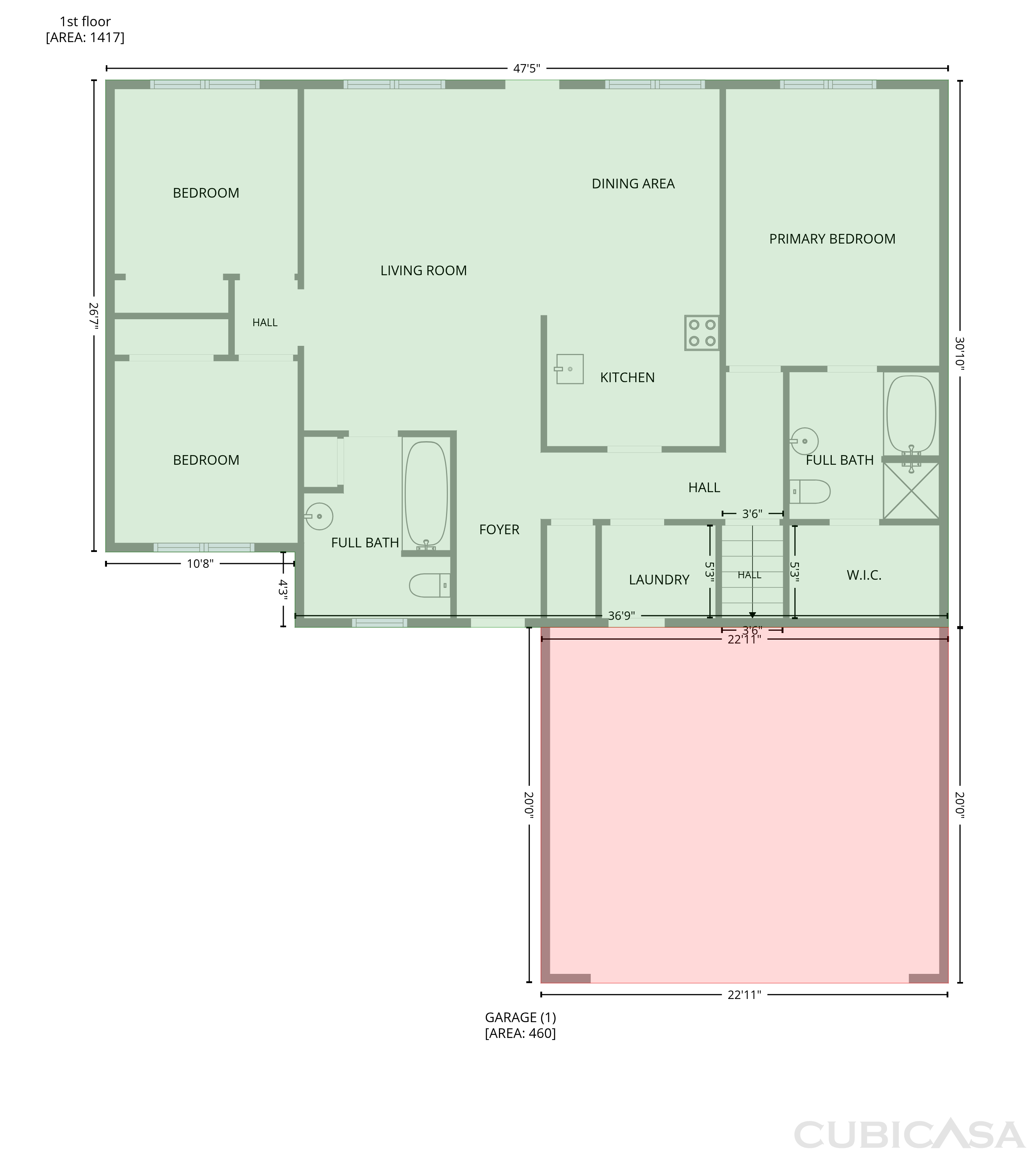 Main Floor of 207 Hurston Way, Greensboro, NC