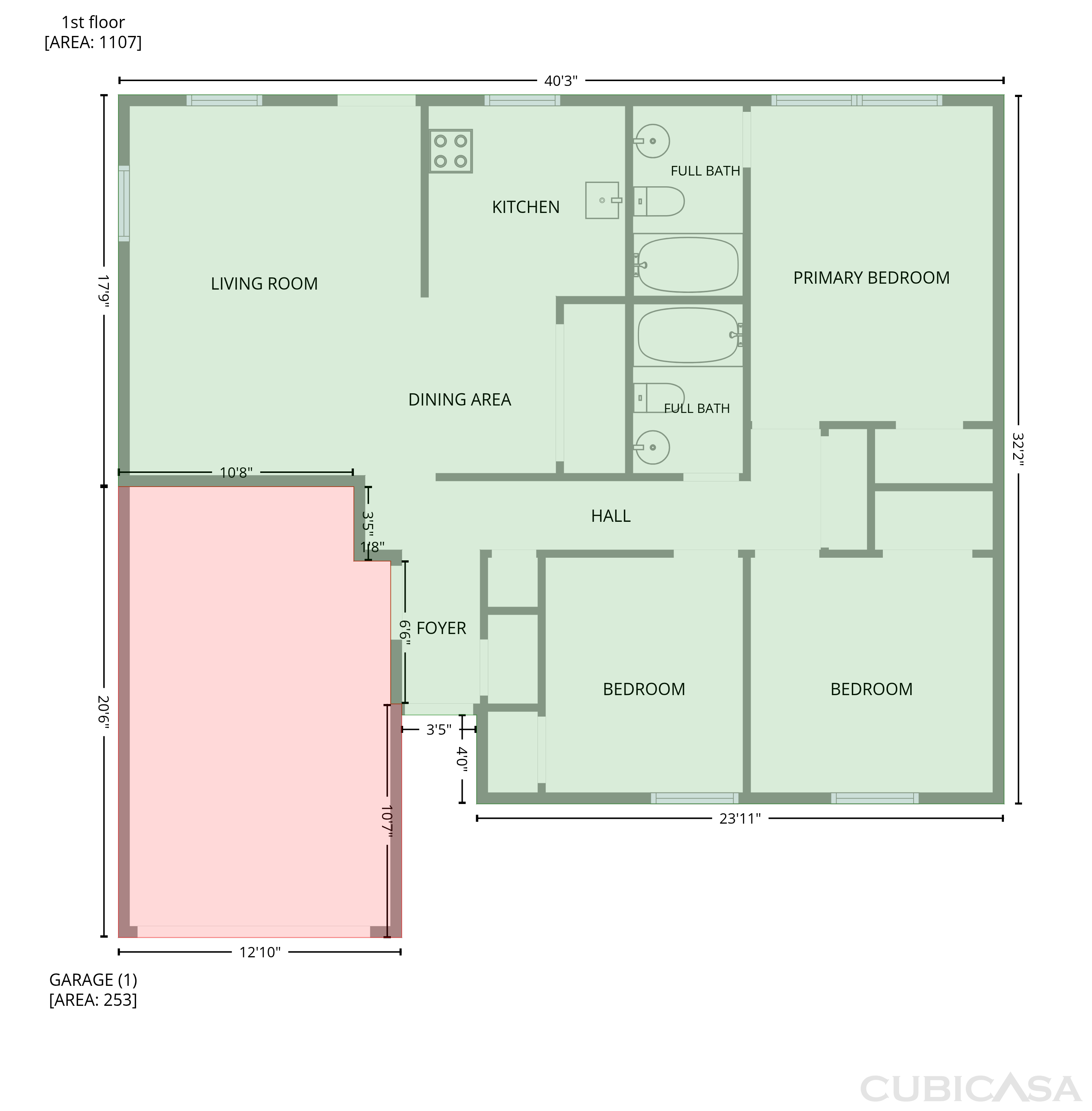 Main Floor of 5314 Westminster Dr, Fayetteville, NC