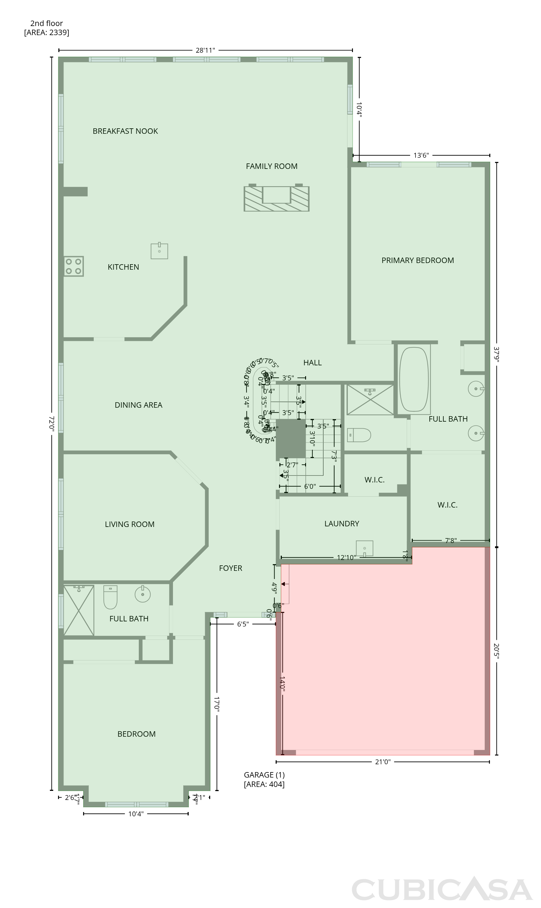 Second Floor of 168 Maple Grove Ter, Peachtree City, GA