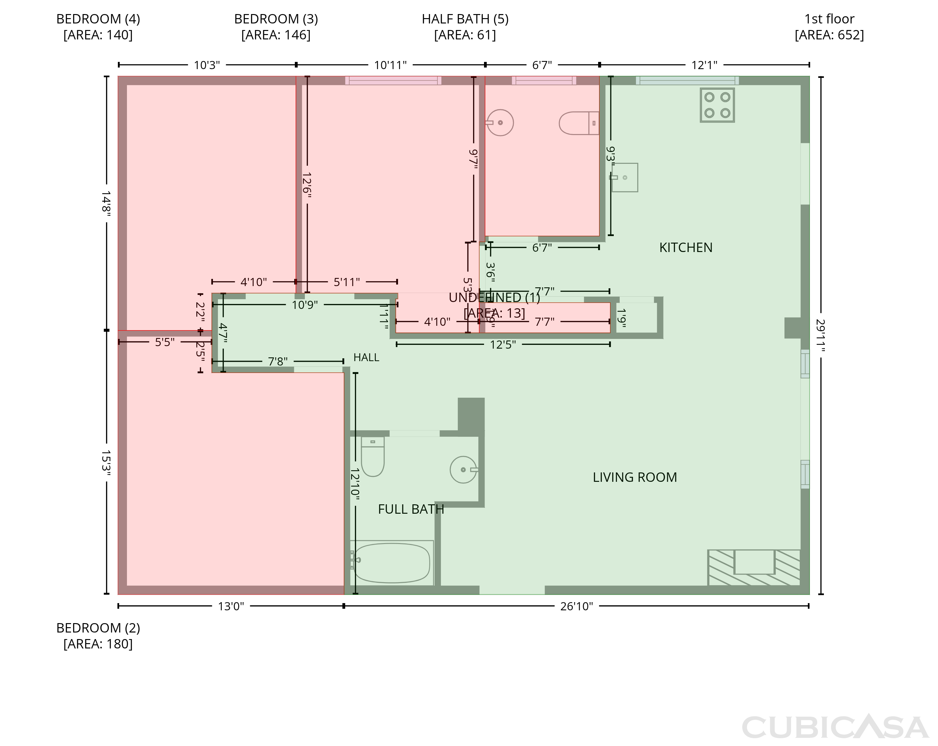 Main Floor of 1311 Campus Ave, Redlands, CA