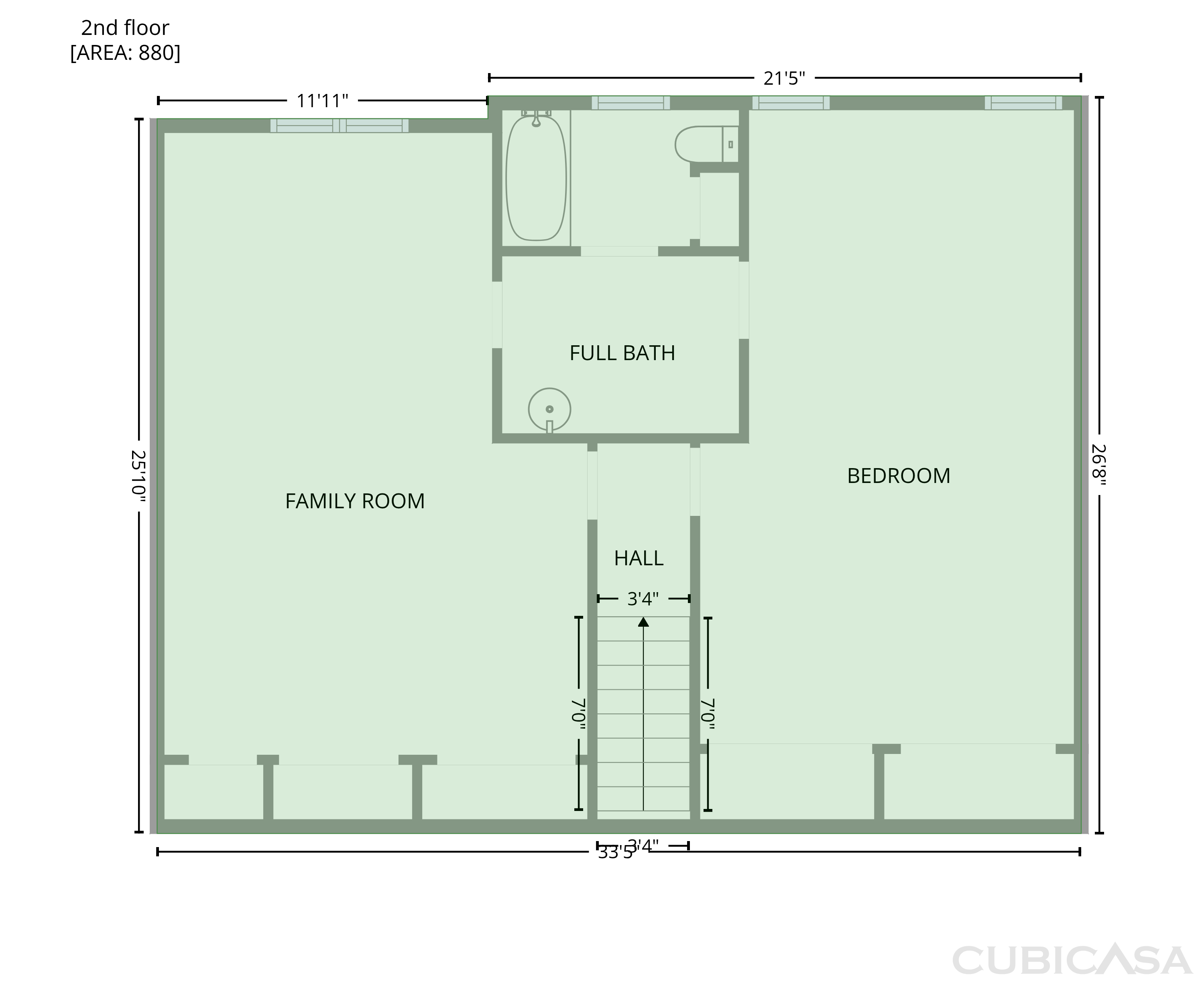 Second Floor of 17 Dover Trl, Peachtree City, GA