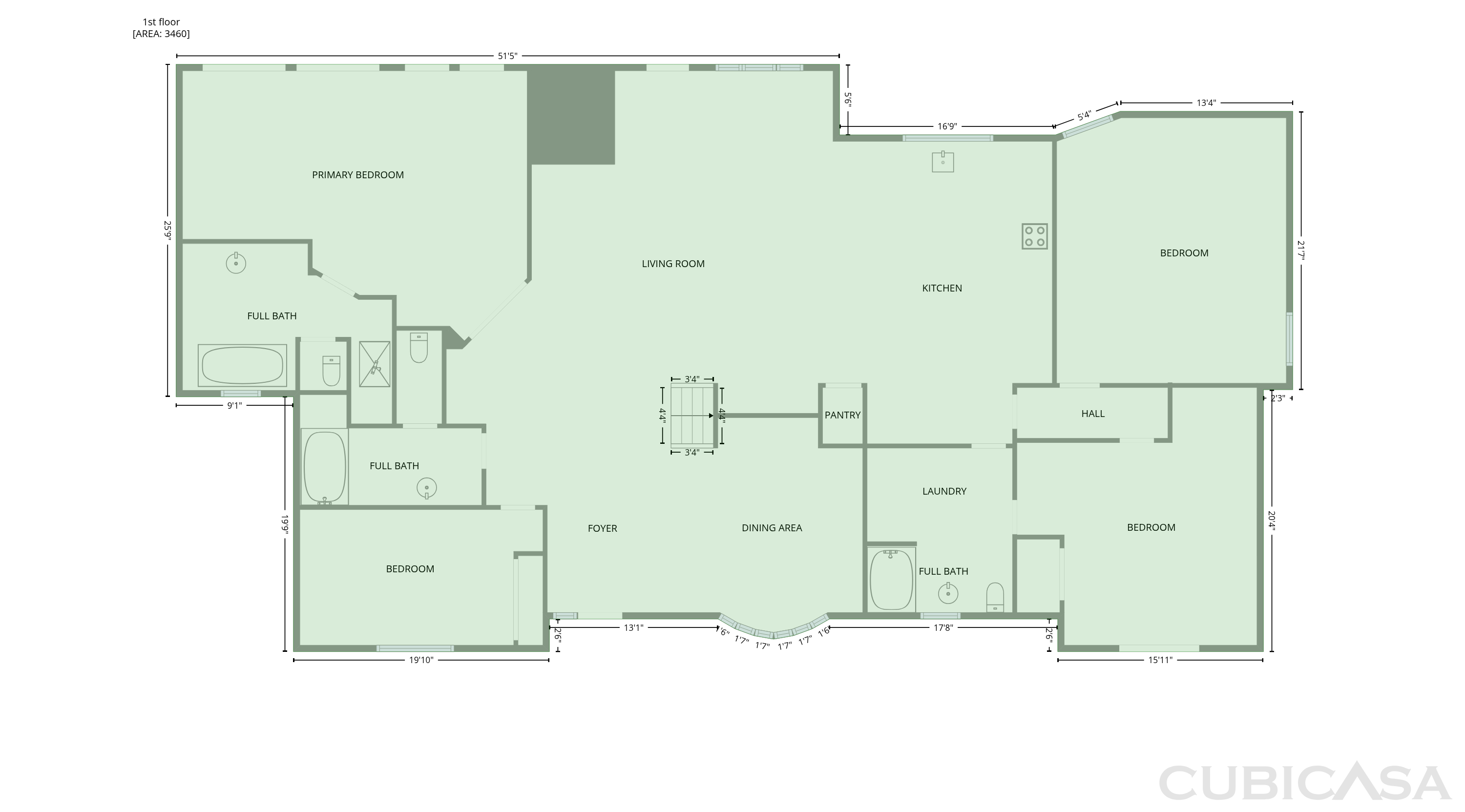 Main Floor of 225 W Orchid Ln, Phoenix, AZ