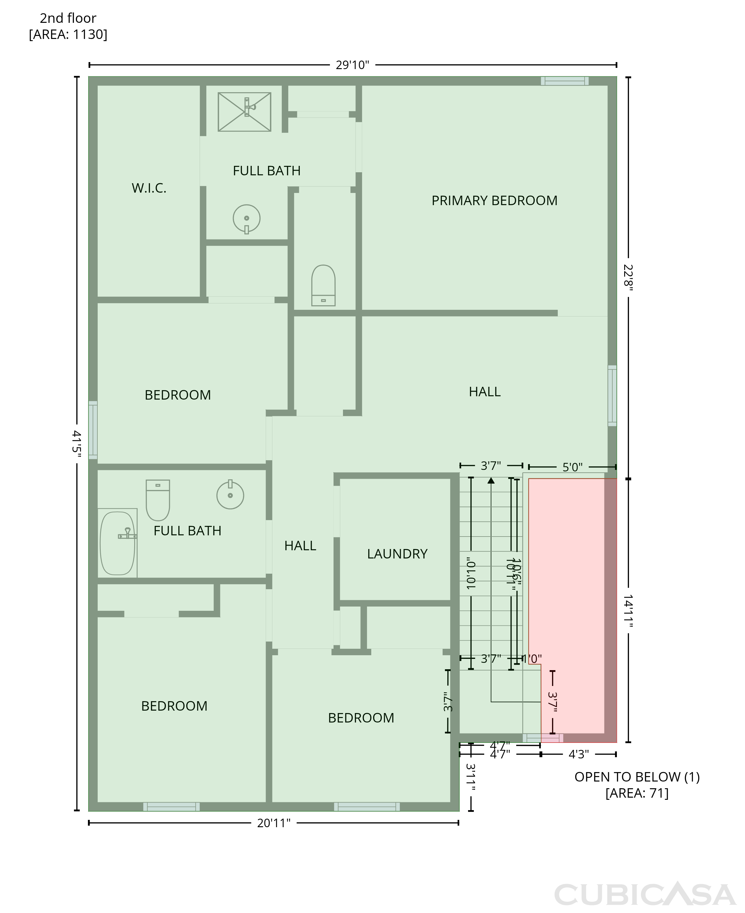 Second Floor of 11126 Hudson Hills Ln, Riverview, FL