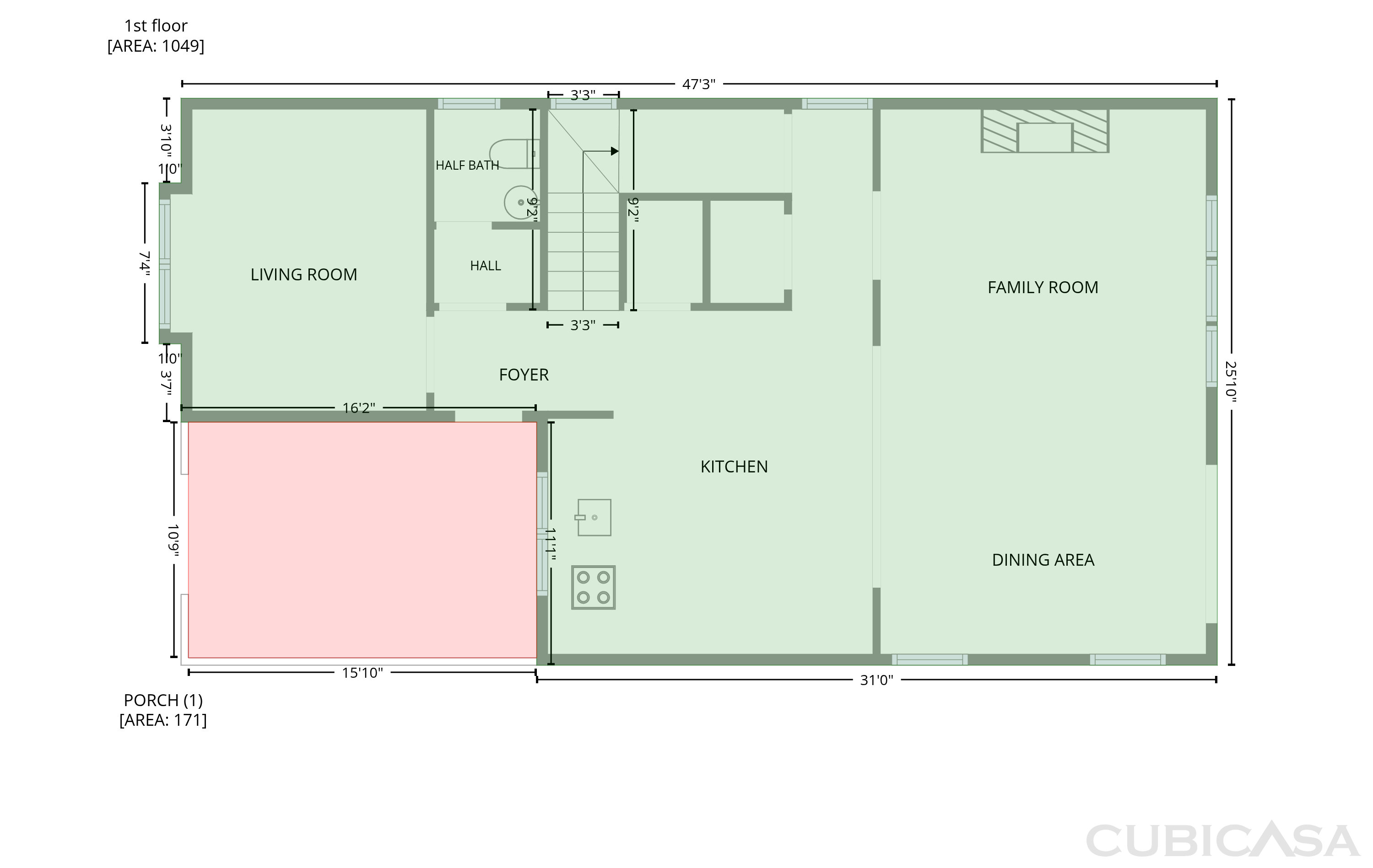 Main Floor of 121 Broadwater Dr, Wake Forest, NC