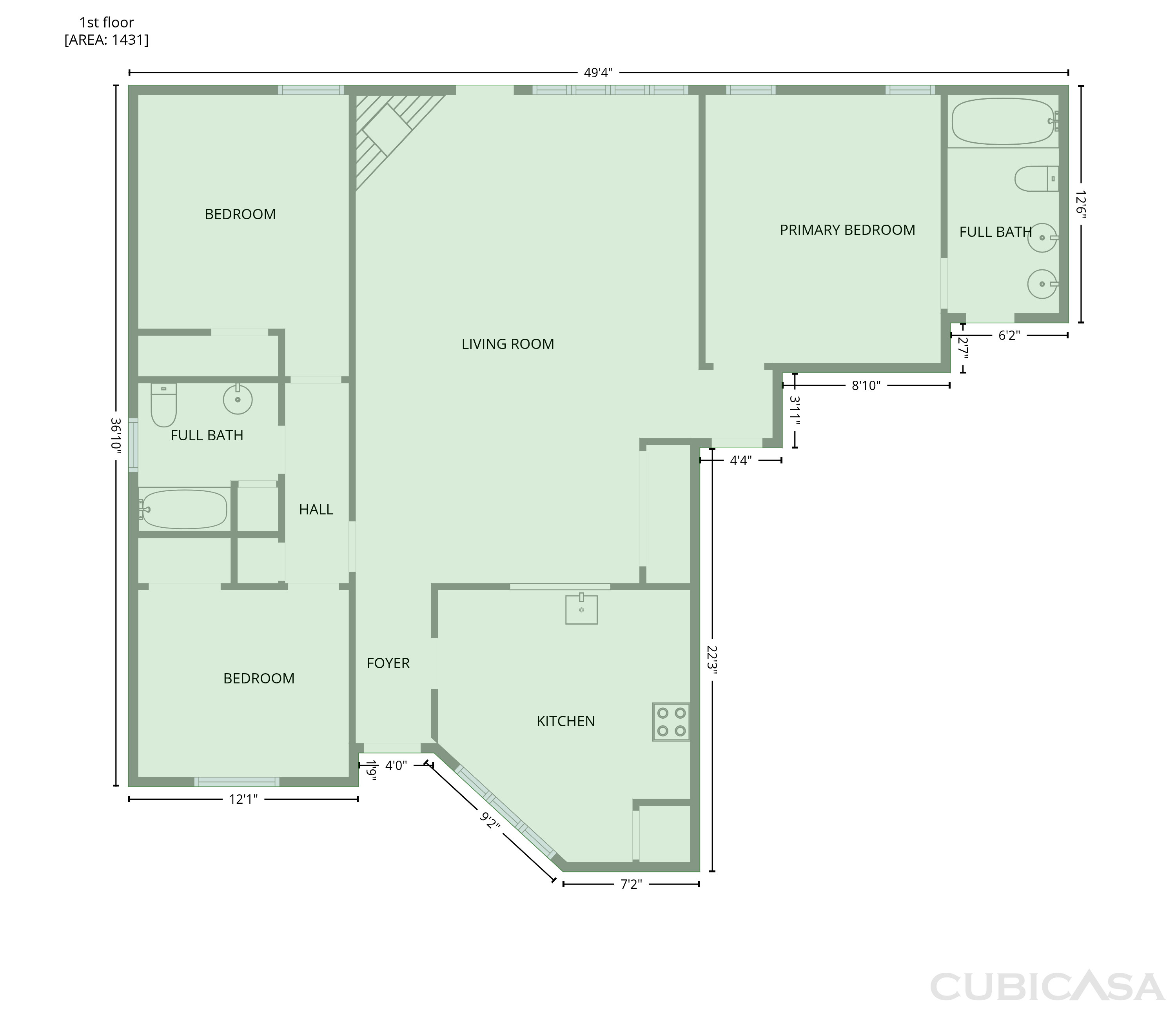 Main Floor of 19414 Winding Branch Dr, Katy, TX