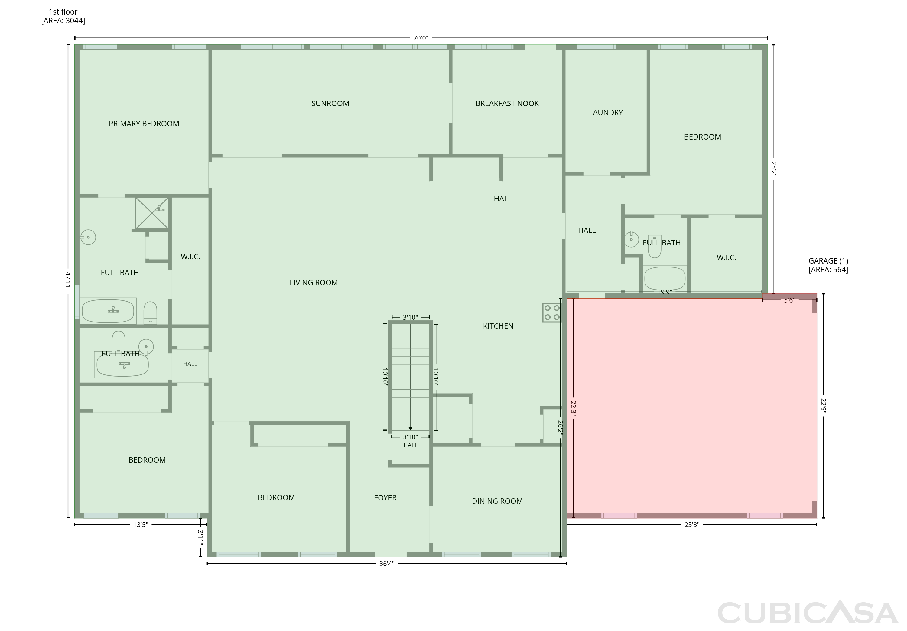 Second Floor of 401 Terrell St, Warner Robins, GA