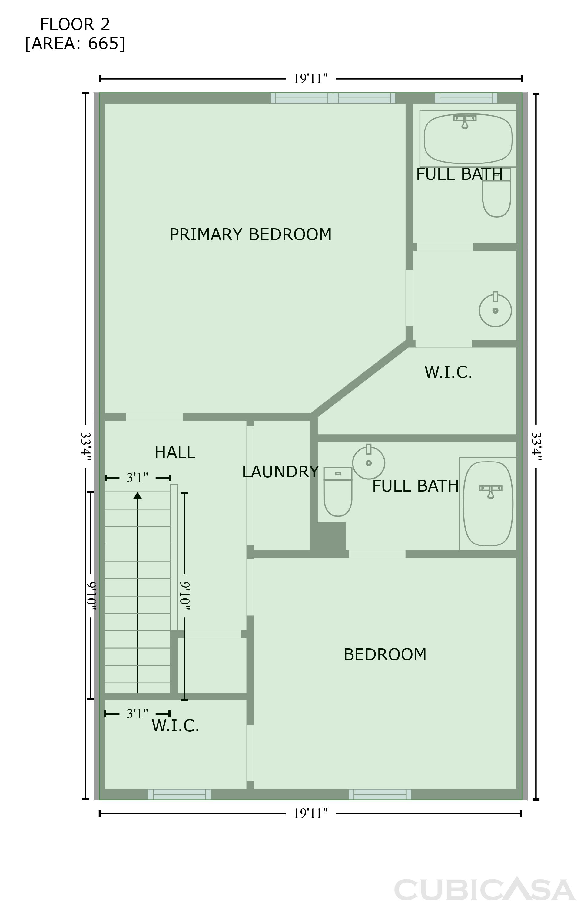 Second Floor of 6420 Wedgeview Dr, Tucker, GA