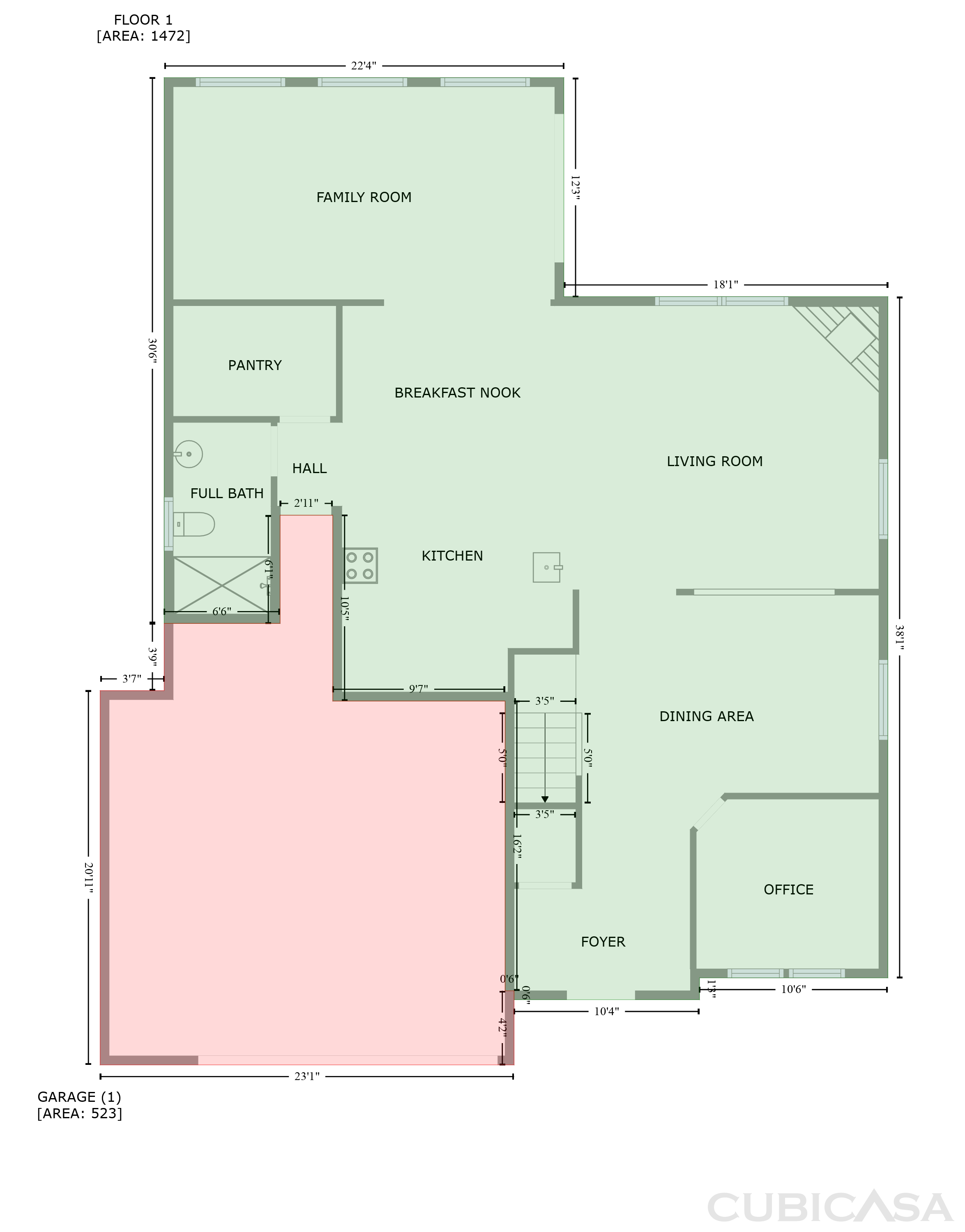 Main Floor of 8251 S Evening Dr, Pendleton, IN