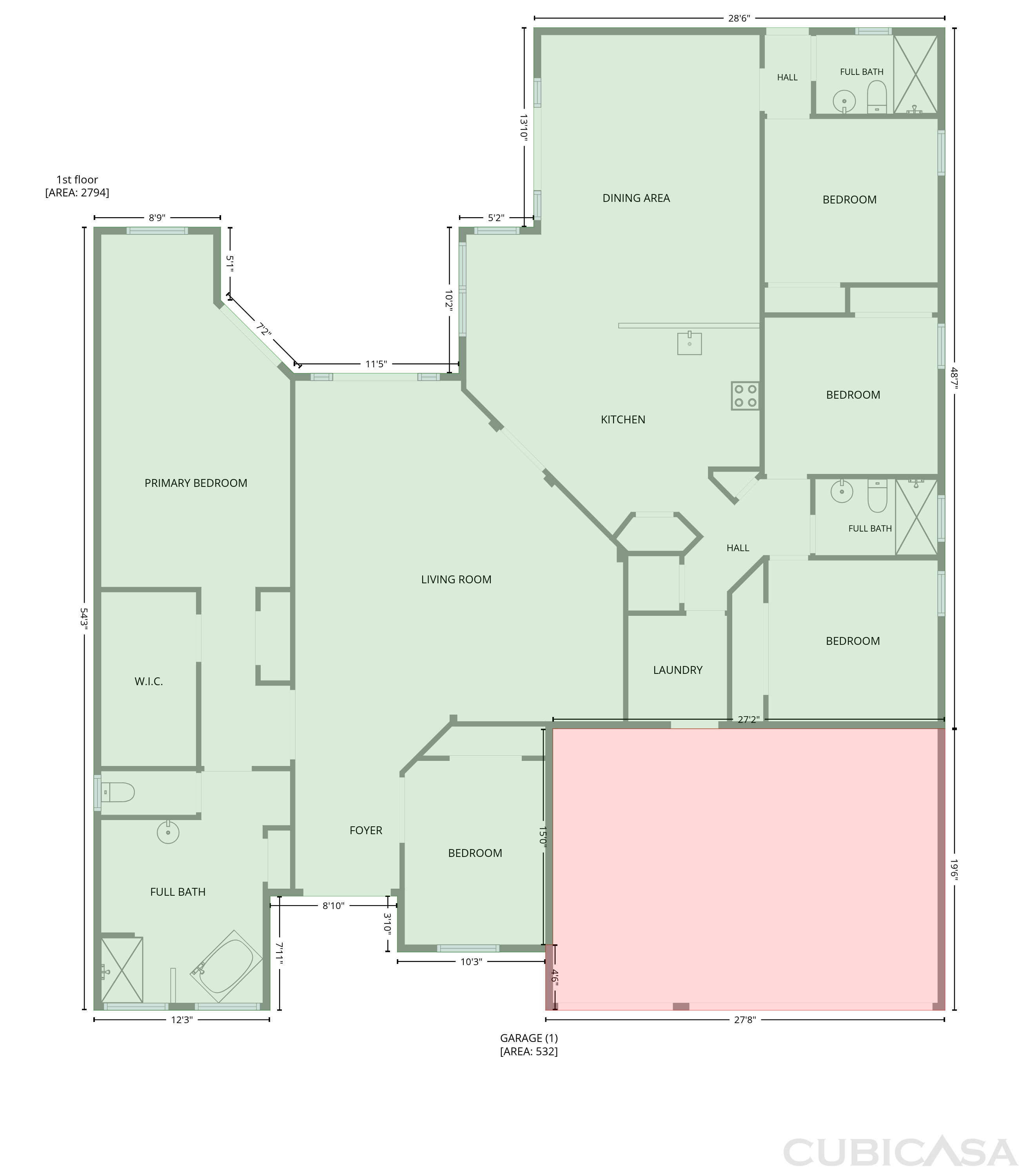 Main Floor of 3100 Conrad Ct, Kissimmee, FL