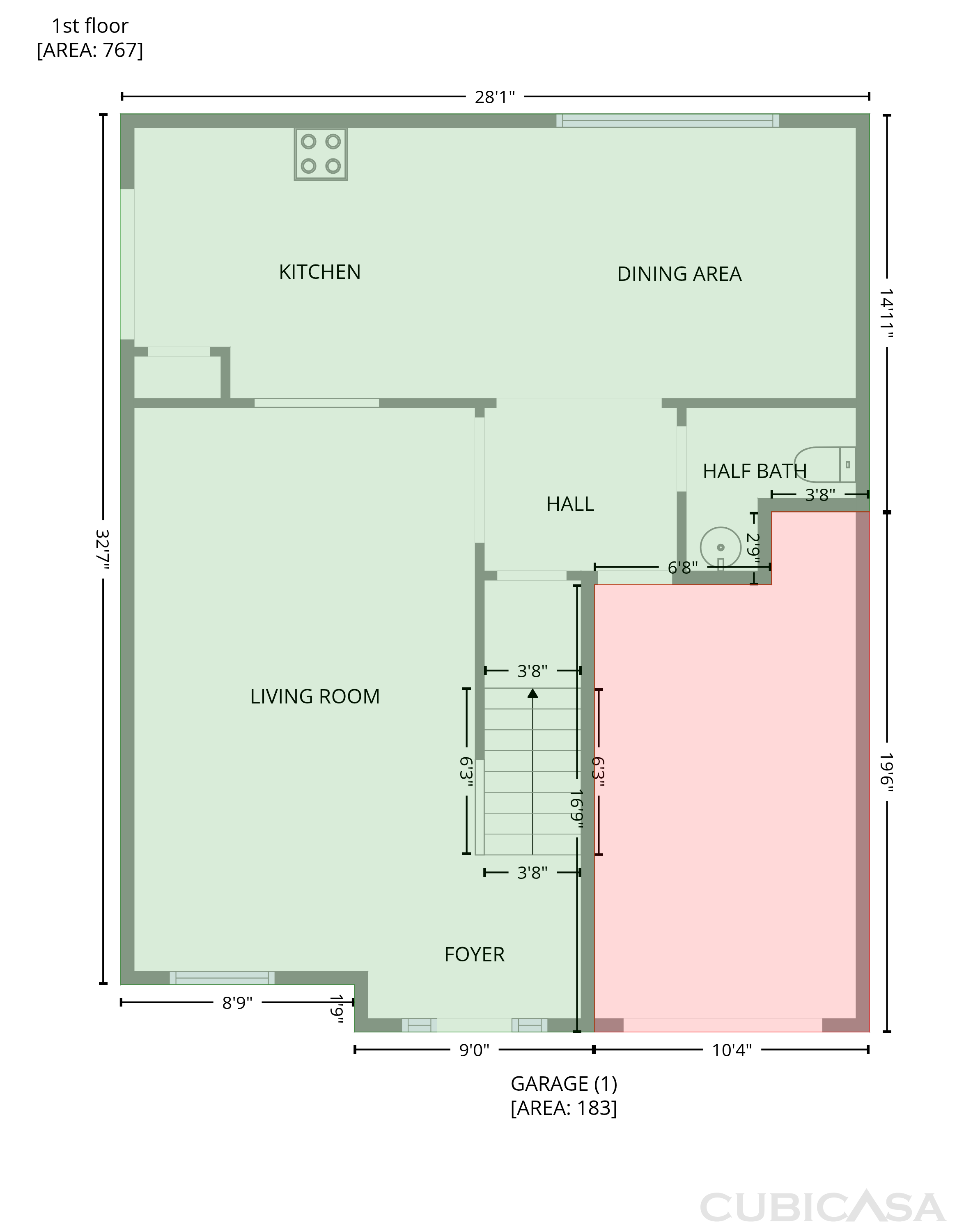 Main Floor of 6126 Hickory Lane Dr, Union City, GA