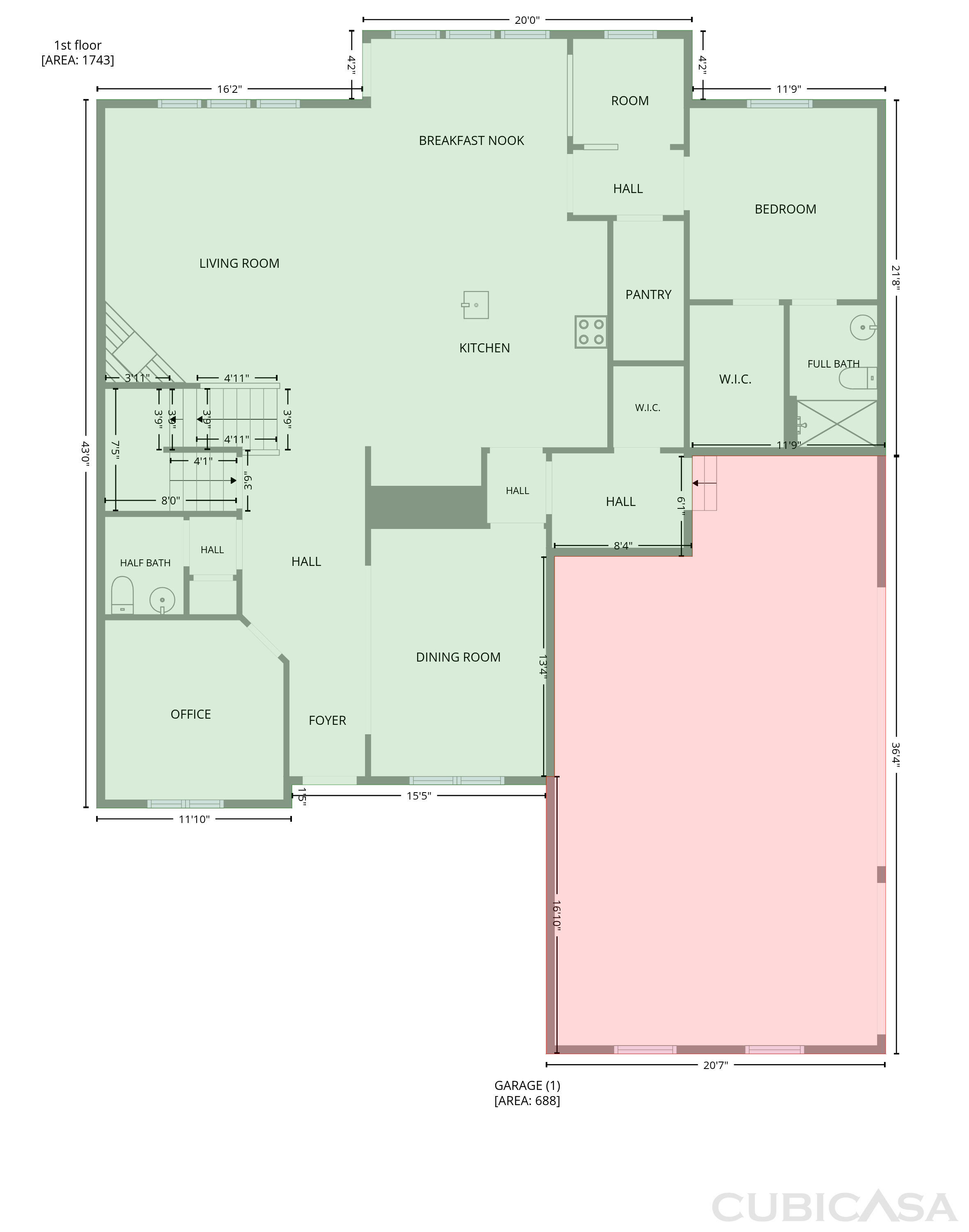 Second Floor of 20942 Torbay Dr, Northville, MI