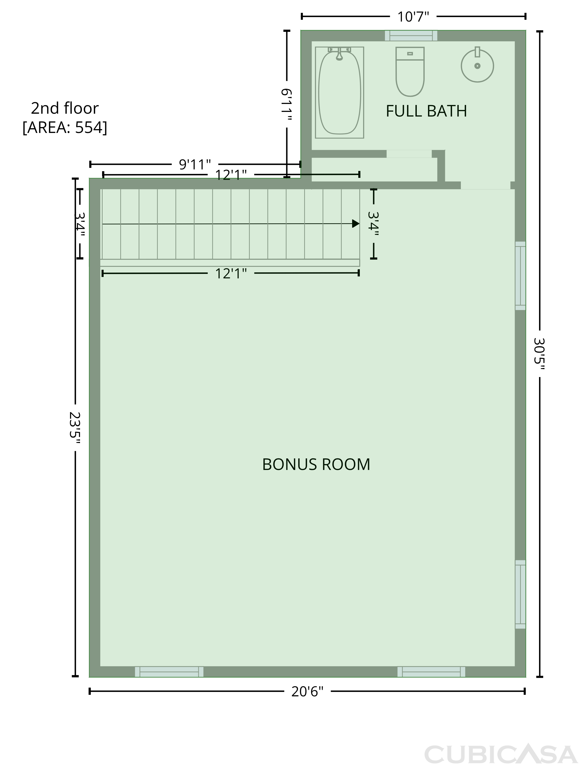 Second Floor of 2200 Romanum Dr, Winter Garden, FL