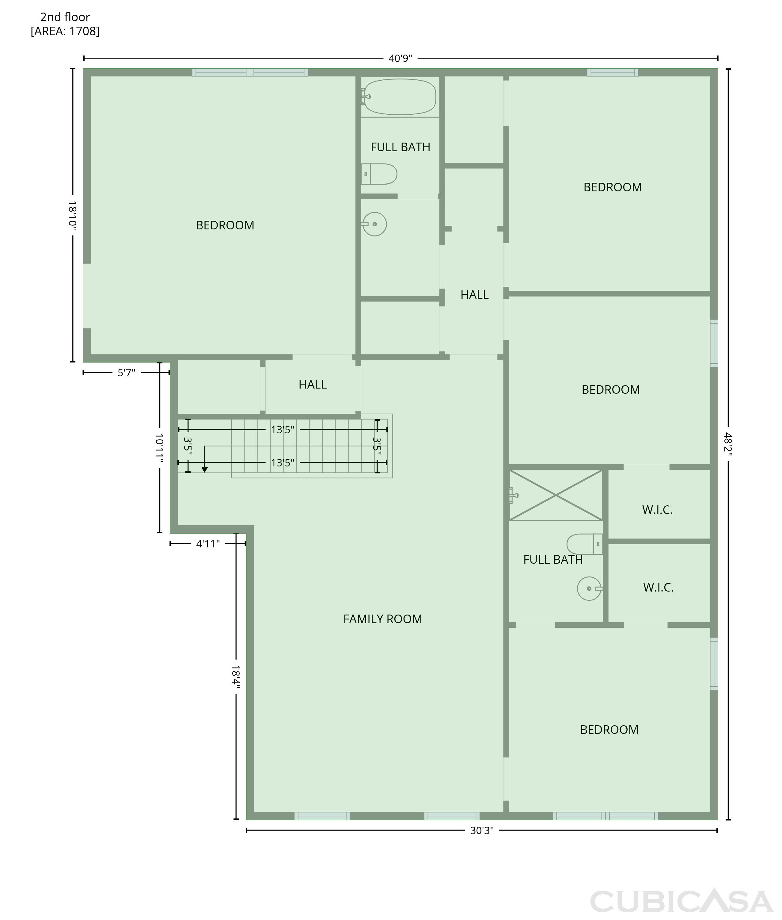 Second Floor of 247 Los Alamos St, Saint Augustine, FL