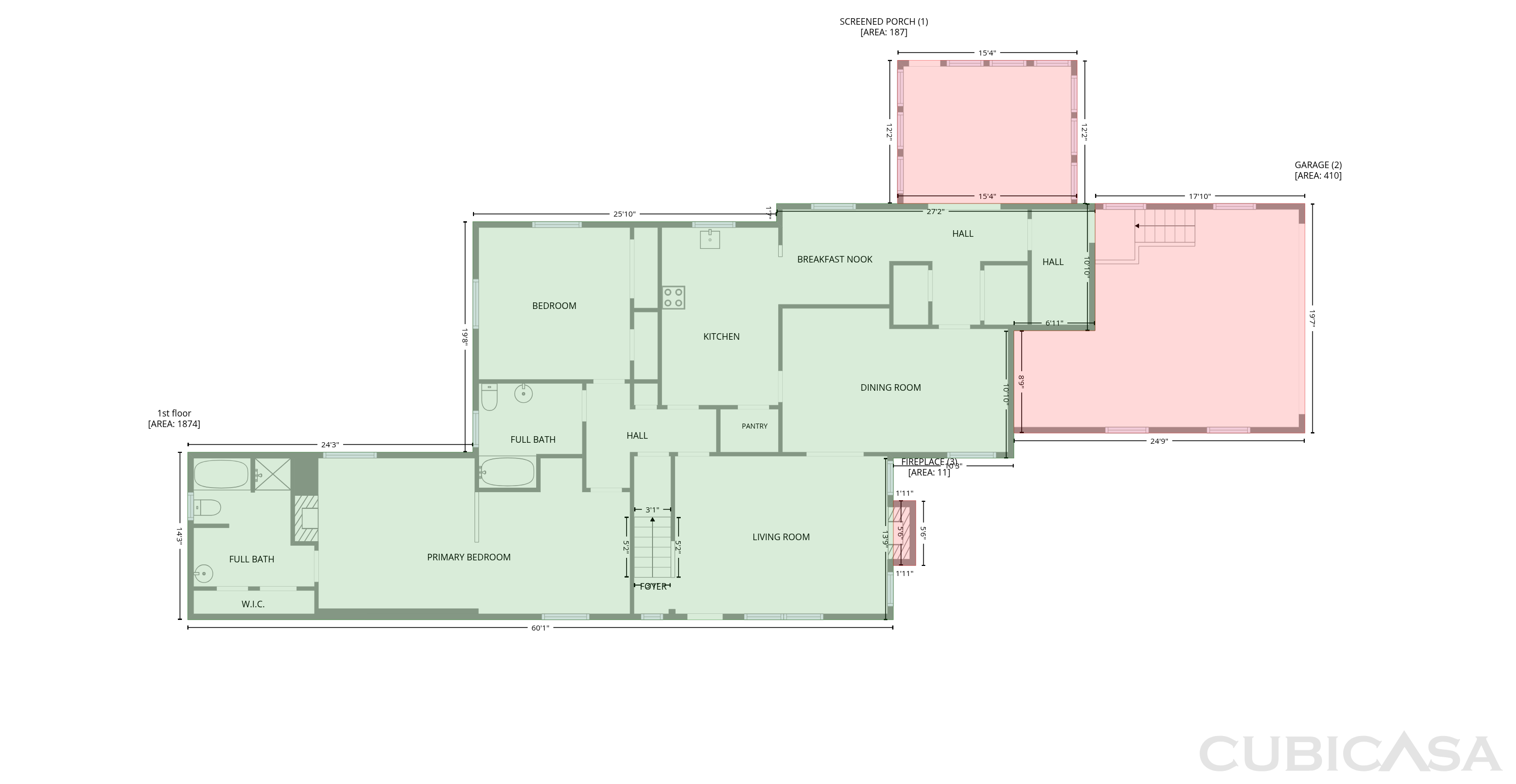 Main Floor of 415 Hawkins Rd, Clarksville, TN