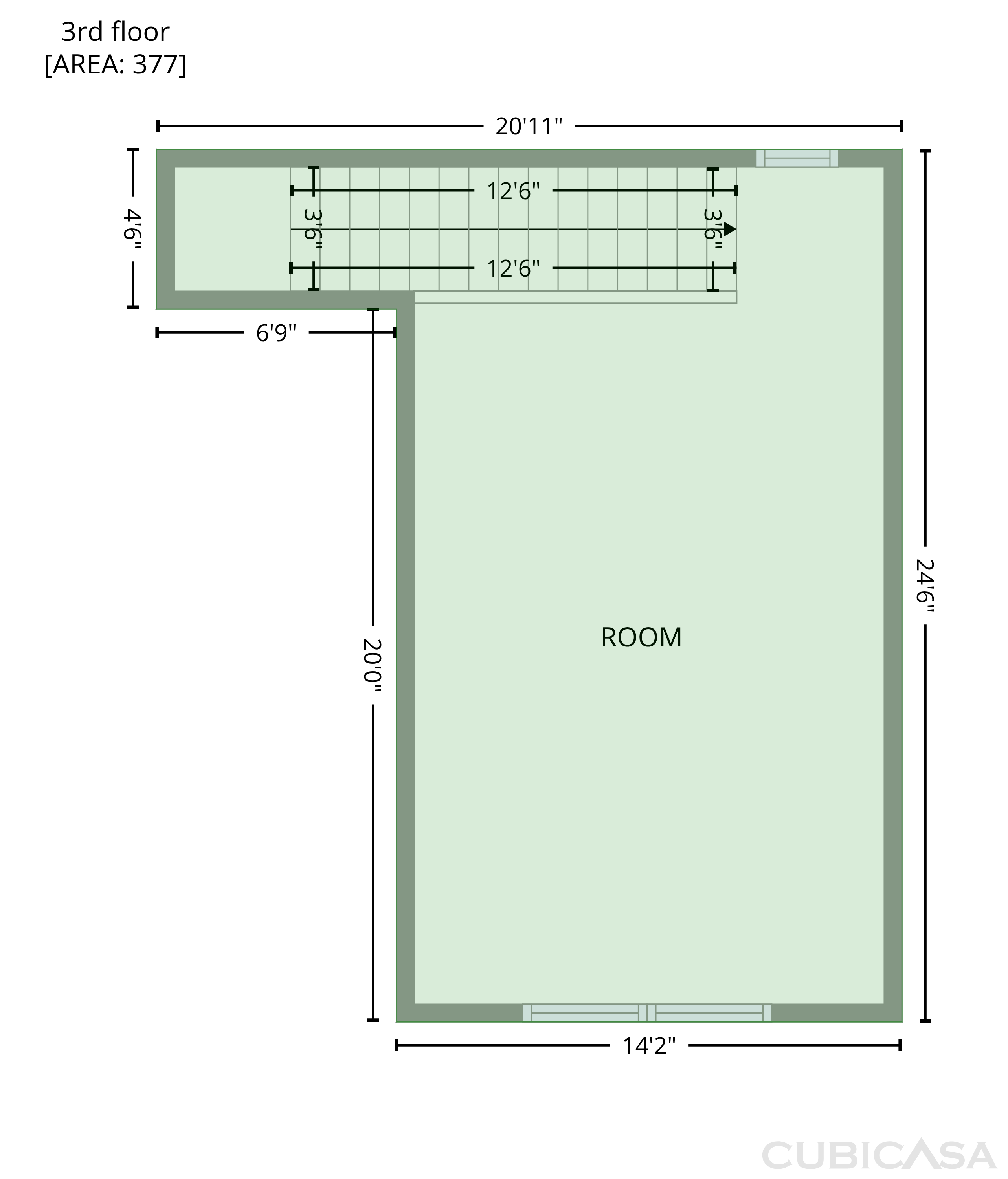 Third Floor of 1625 Silo Ridge Dr, Wake Forest, NC