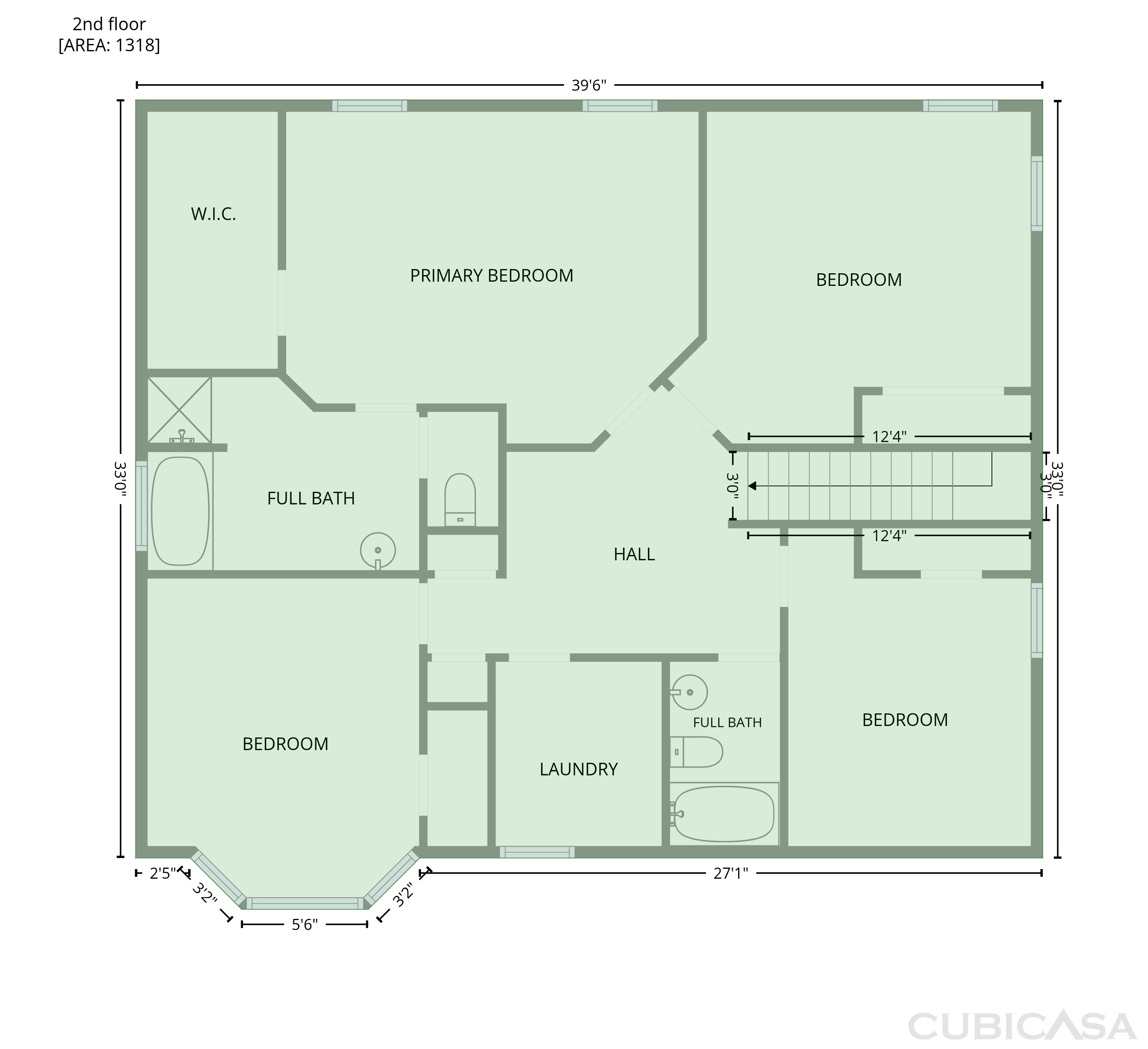 Second Floor of 2213 Pine View Trl, Ellenwood, GA