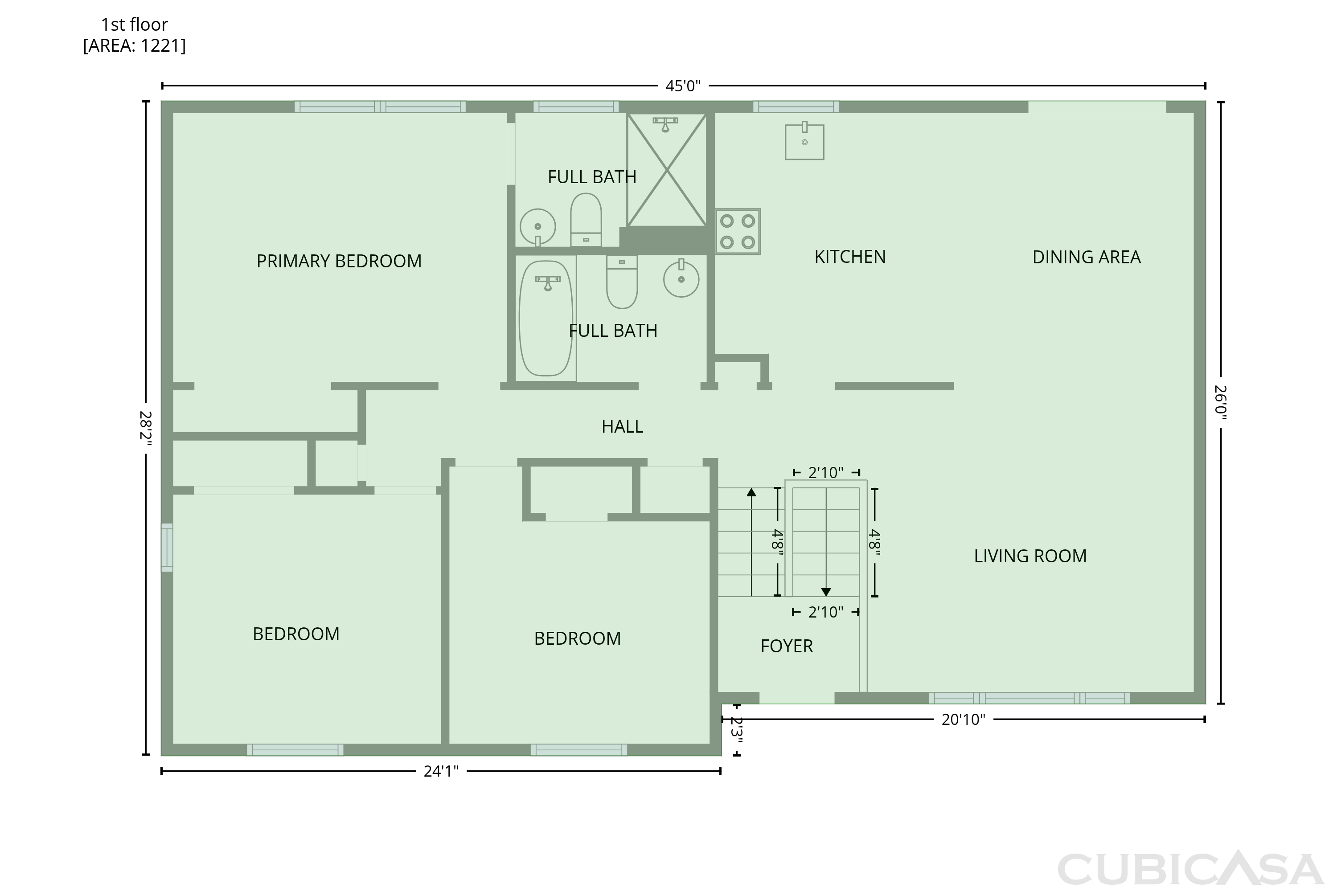 Second Floor of 13449 Nascoby Ln, Woodbridge, VA